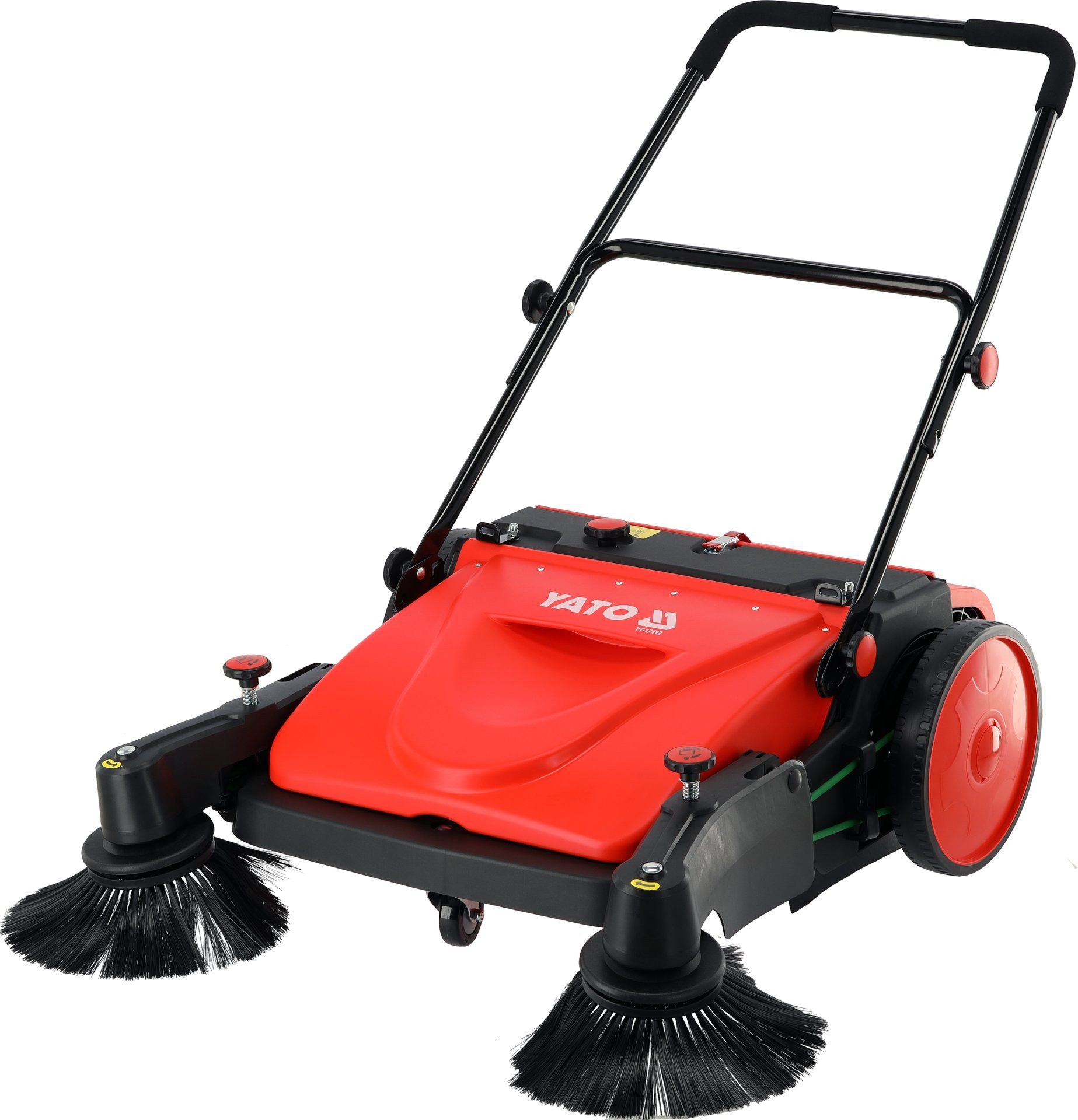 Yato Handkehrmaschine Handkehrmaschine, Kehrmaschien 95cm, 45 Liter, (Handkehrmaschine, Kehrmaschien 95cm, 45 Liter), kompakt