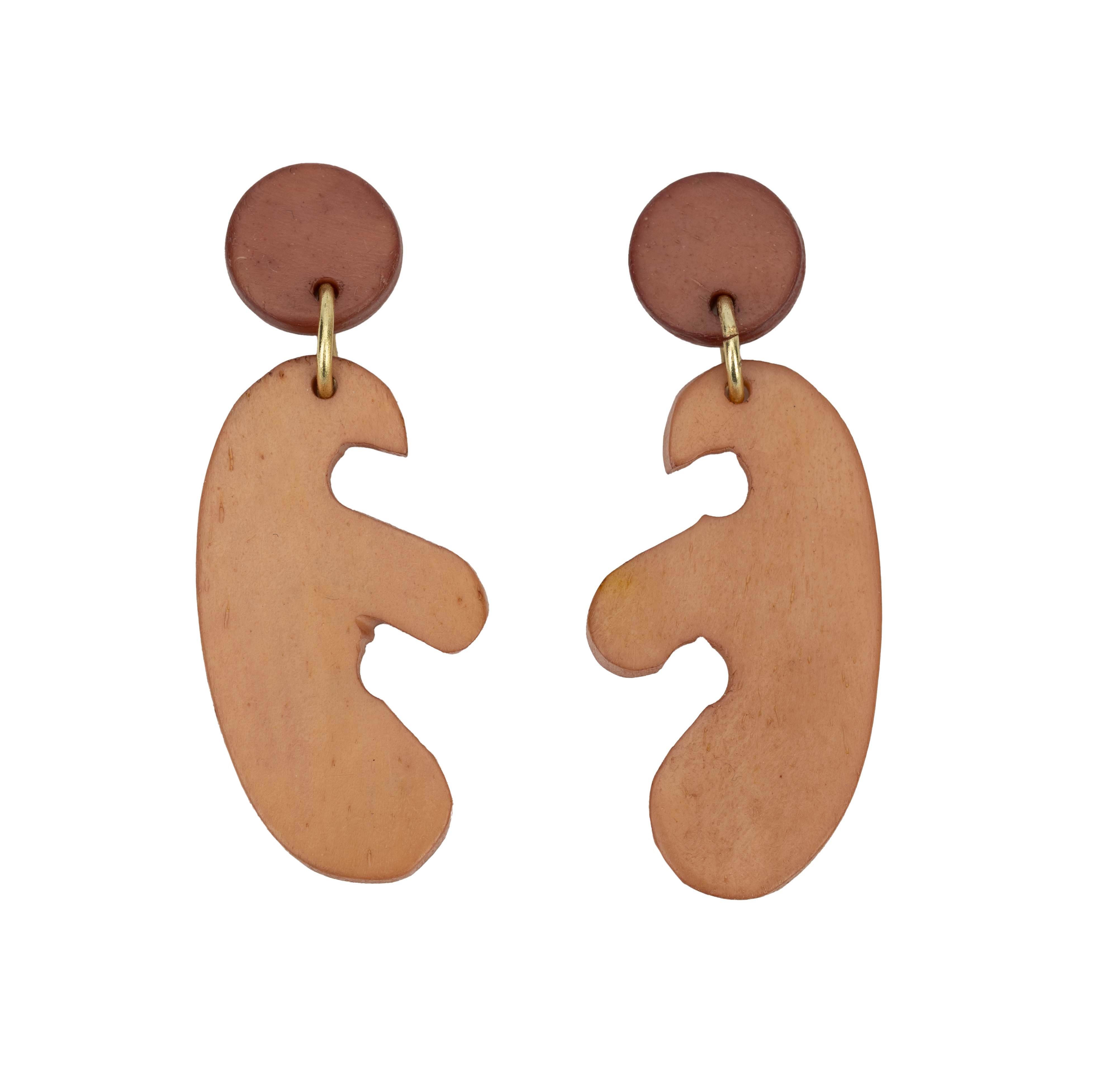 El Puente Paar Ohrstecker Ohrstecker, Handmade, Handmade