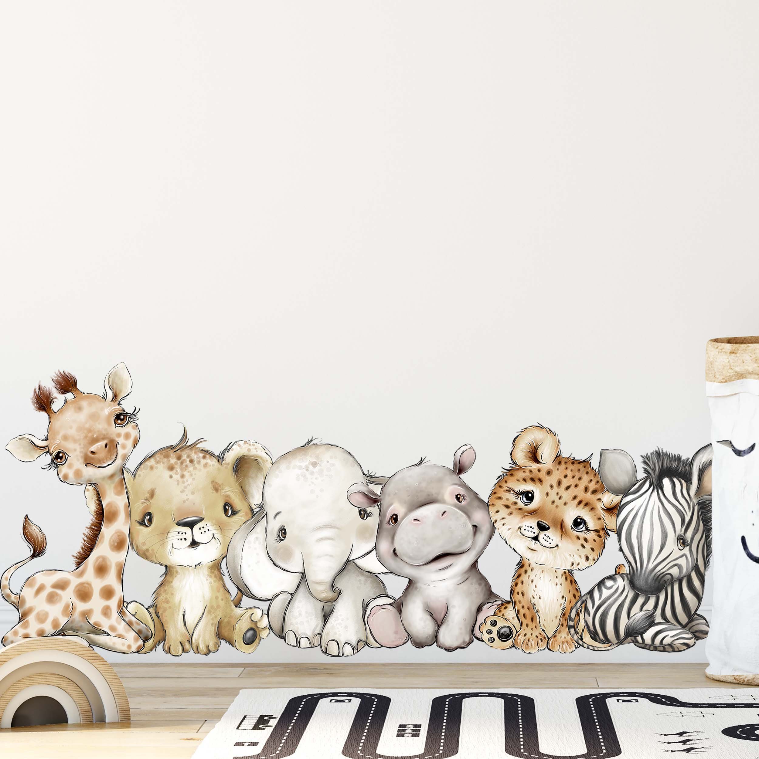 WANDKIND Wandtattoo Tiere Afrika V351, Selbstklebend günstig online kaufen