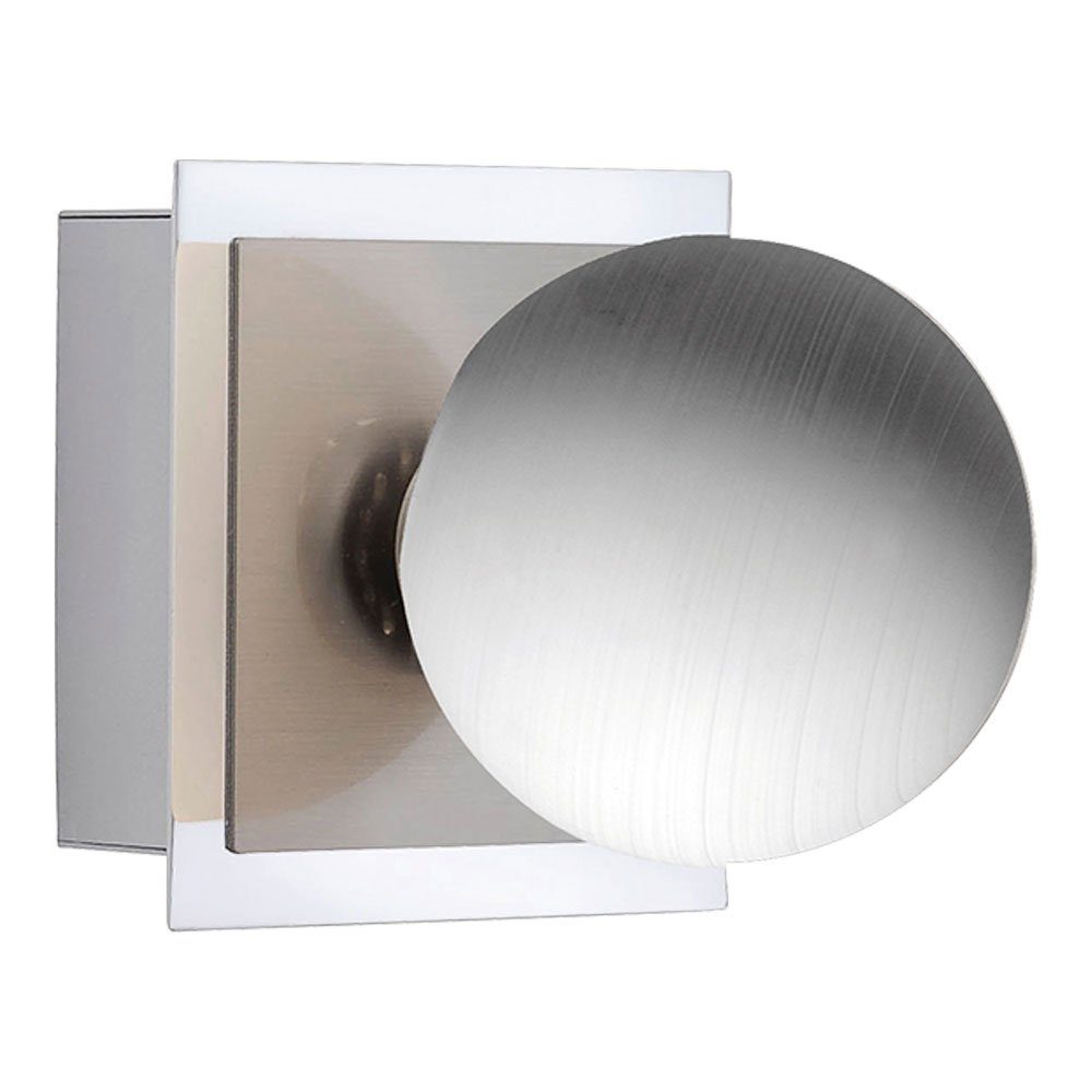FISCHER & HONSEL LED Wandleuchte, LED-Leuchtmittel fest verbaut, Warmweiß, Wandleuchte Kugel Wandlampe Glaskugel Kugelleuchte Wand innen