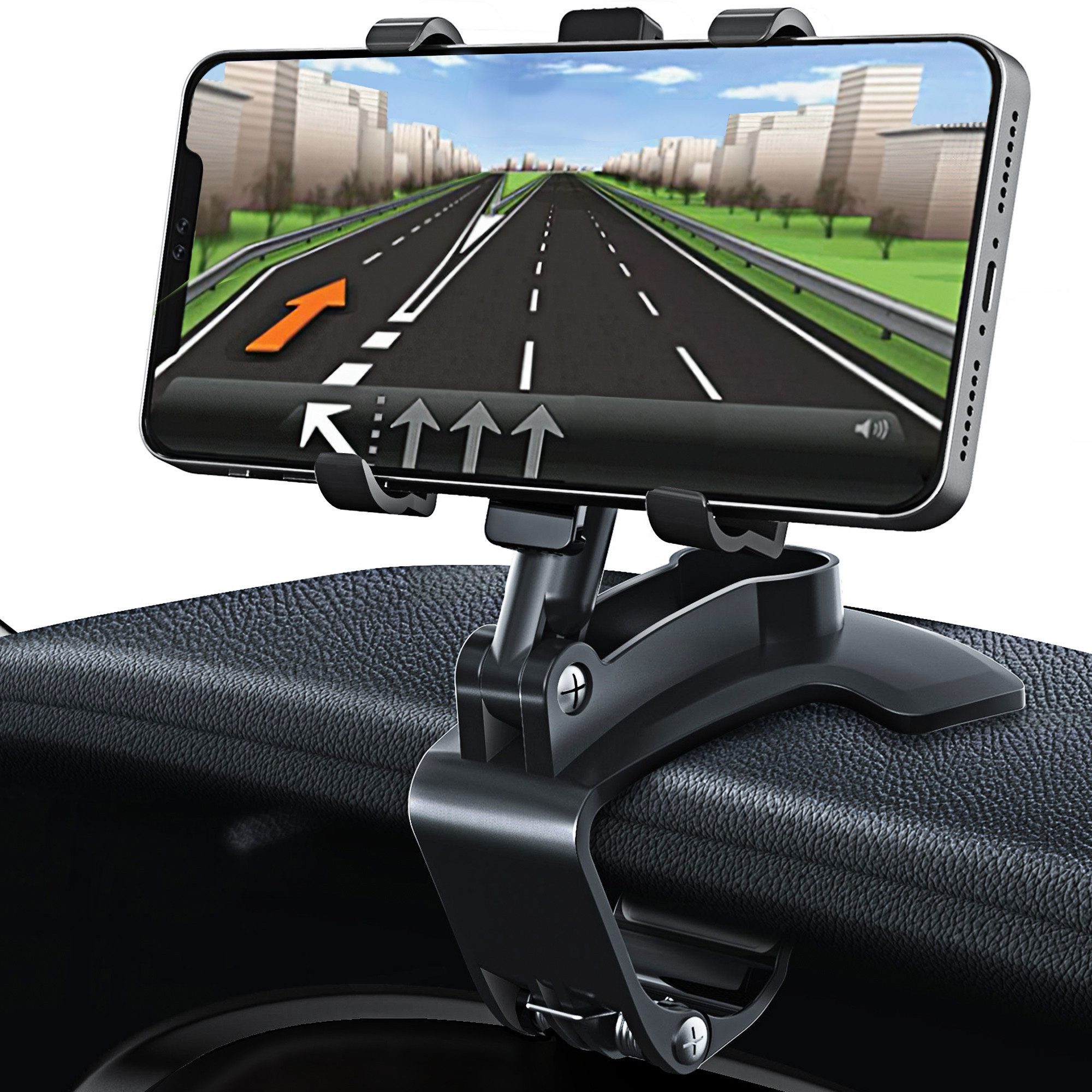 ibettertec Smartphone-Halterung Handyhalterung Auto, 360° drehbar Flexibel Auto Handyhalter