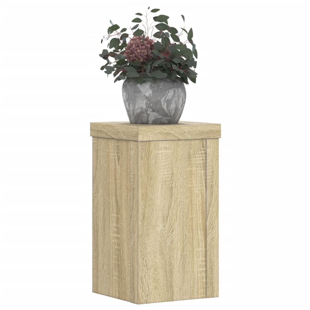 vidaXL Blumenständer Pflanzenständer 2 Stk. Sonoma-Eiche günstig online kaufen