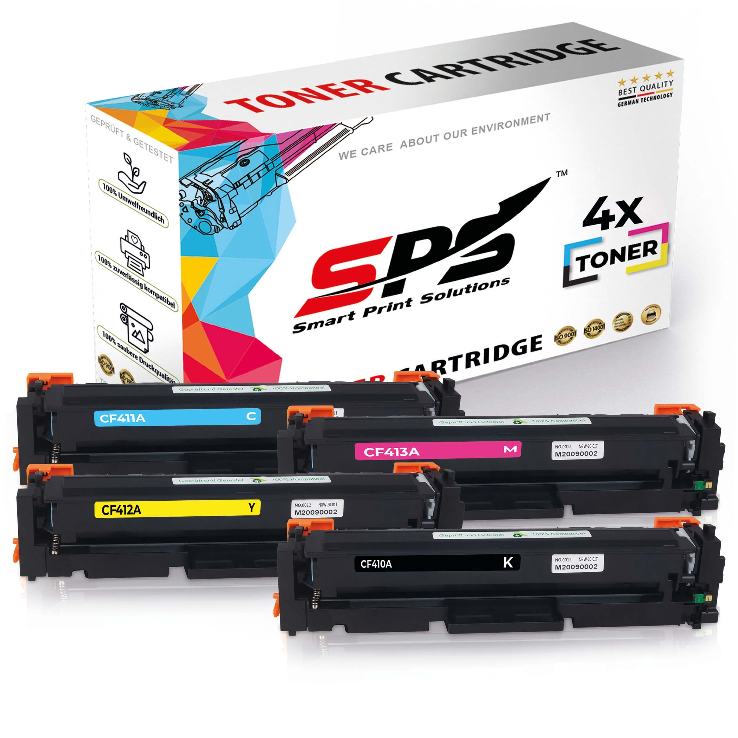 SPS Tonerkartusche 4x Multipack Set Kompatibel für HP Color LaserJet Pro MFP M 477 fnw, (4er Pack)