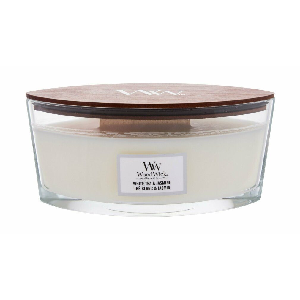 Woodwick Duftkerze White Tea & Jasmine Duftkerze 453,6 g günstig online kaufen