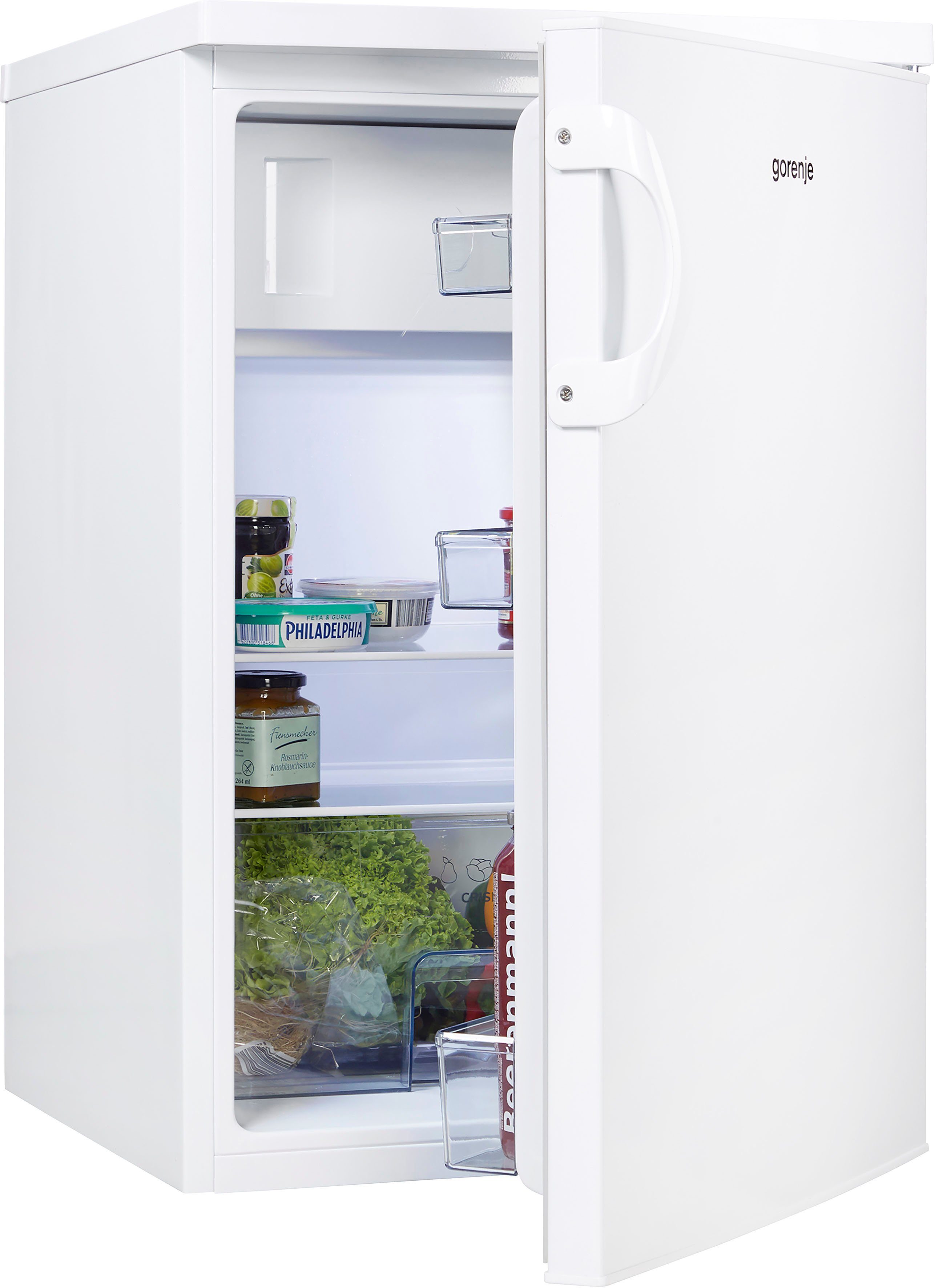 GORENJE Table Top Kühlschrank RB493PW, 84,5 cm hoch, 56 cm breit