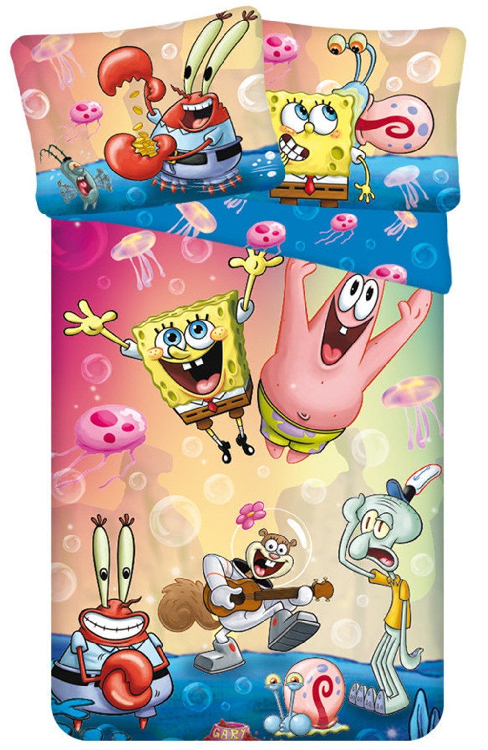 Sponge Bob Bettwäsche SpongeBob Schwammkopf Party günstig online kaufen