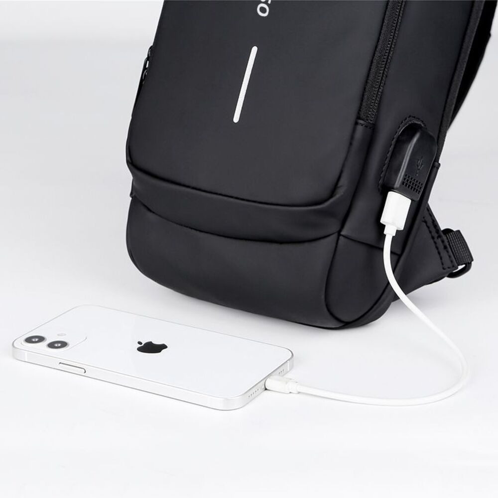 PRESO BAG Umhängetasche Brusttasche, Crossbody Bag, Umhängetasche, Herren Brusttasche, Weihnachtsgeschenk, Herrengeschenk, Hochwertige Verarbeitung
