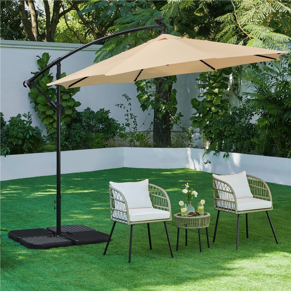 Yaheetech Schirmständer, Sonnenschirmständer Schirmhalter mit Wasser/Sand günstig online kaufen