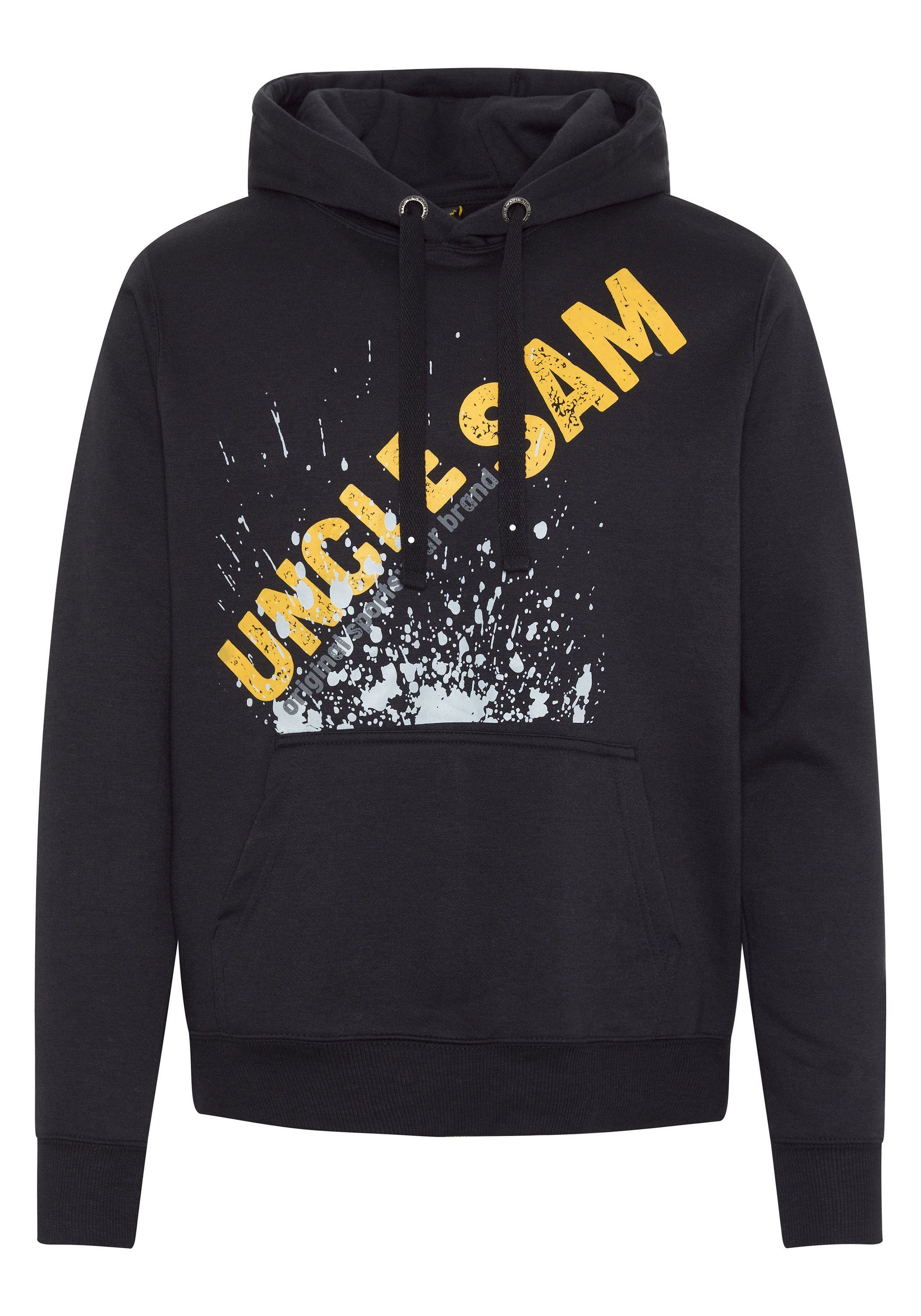 Uncle Sam Kapuzensweatshirt im Art-Label-Design