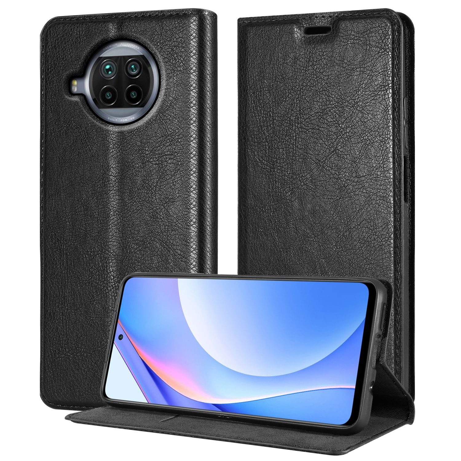 Cadorabo Handyhülle für Xiaomi Mi 10T LITE Hülle Xiaomi Mi 10T LITE, Hülle Schutzhülle mit Standfunktion, Magnetverschluss und Kartenfach