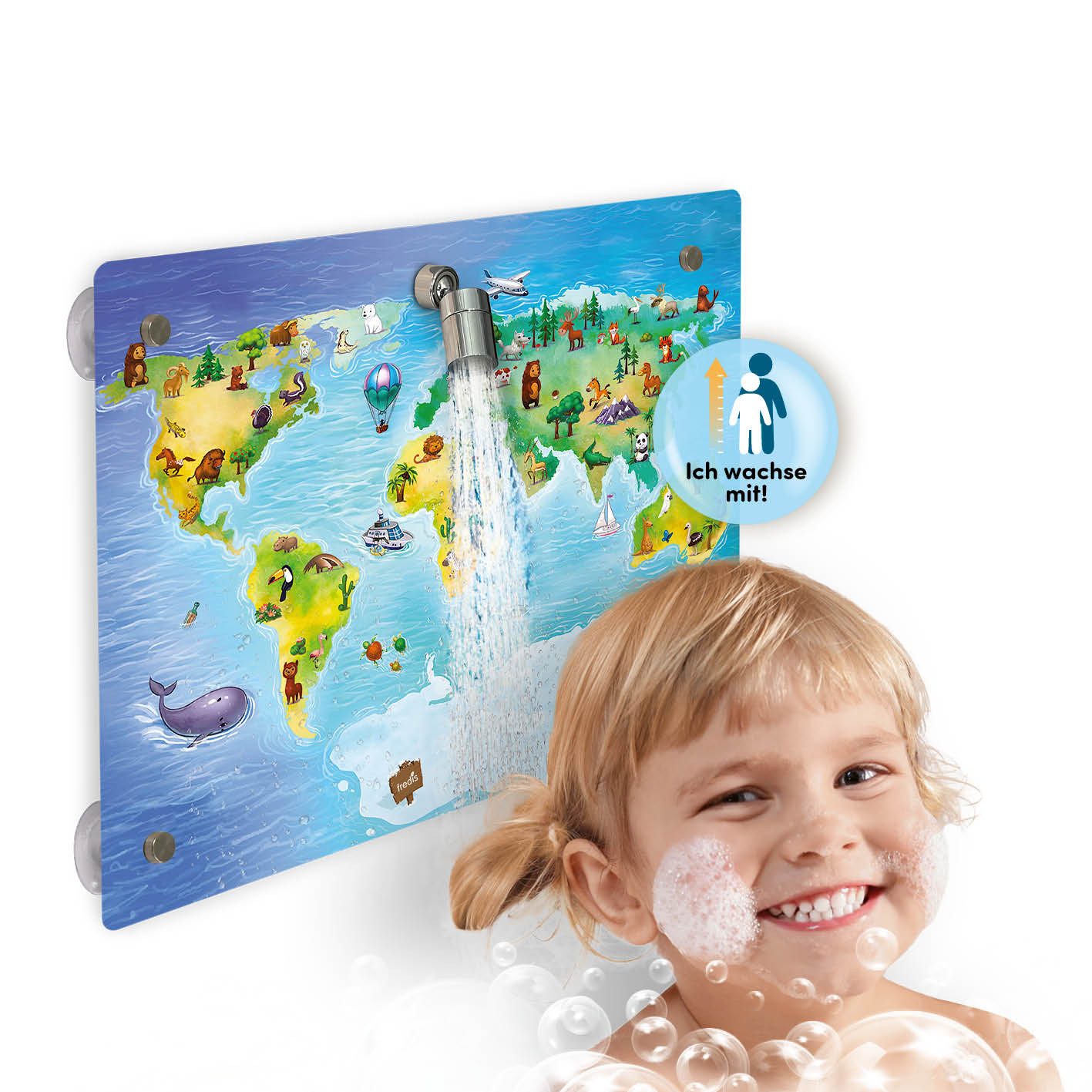 fredis Duscharmatur Kinder-Dusche verschiedene Motive, Spielerische günstig online kaufen