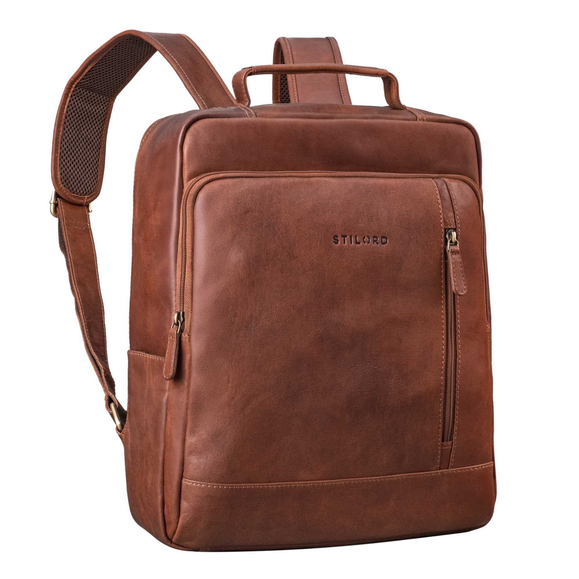 Notebookrucksack "Soline" Business Rucksack Damen Leder 15.6 - 16 Zoll