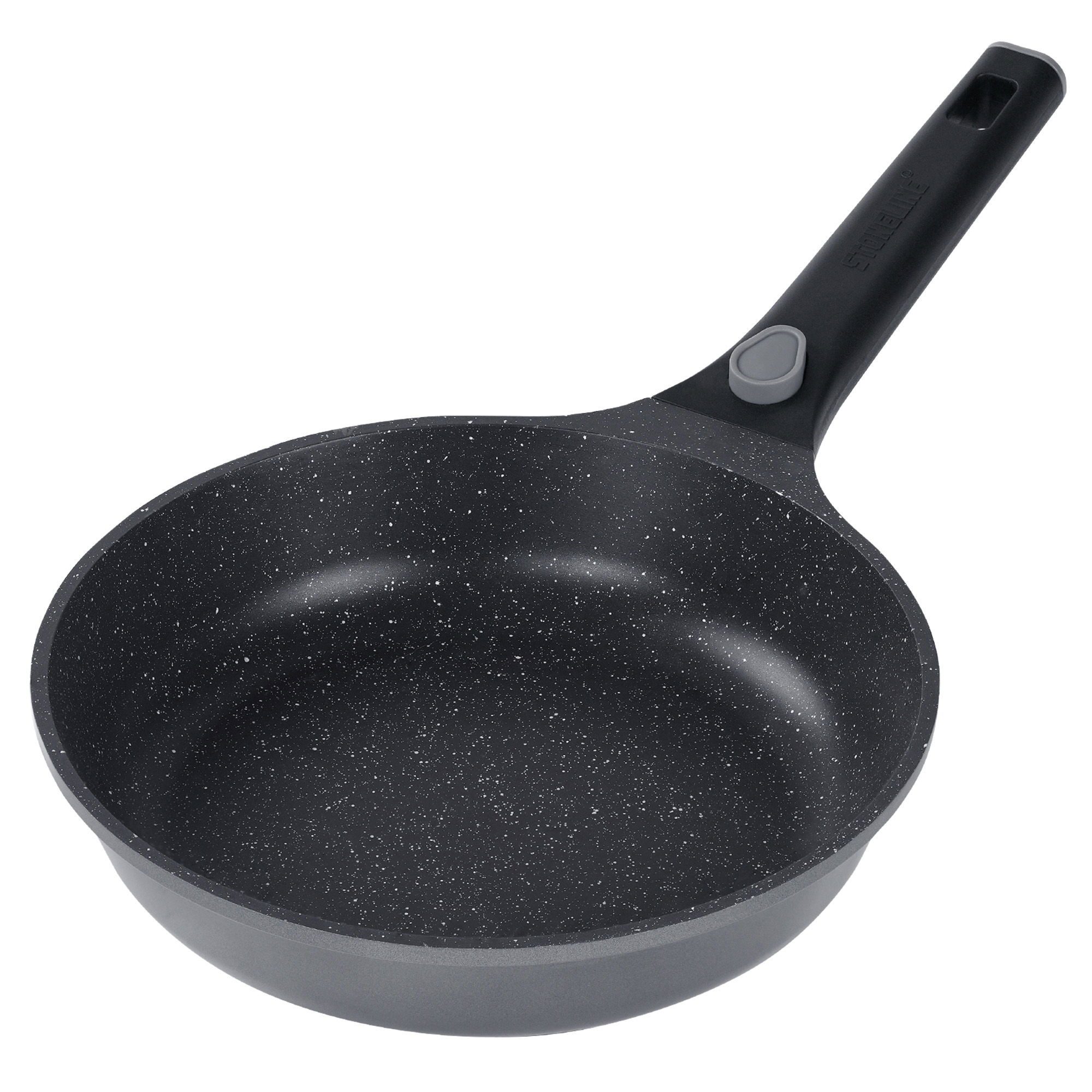 STONELINE Bratpfanne, Aluminium (1-tlg), mit echten Steinpartikeln, induktionsgeeignet, Designed in Germany
