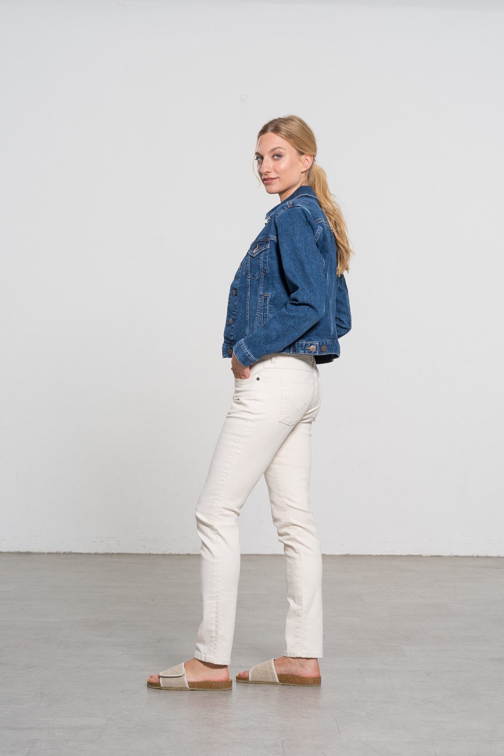 Feuervogl Jeansjacke fv-Ste:na, Hemp Denim, Damen Jeans Jacke