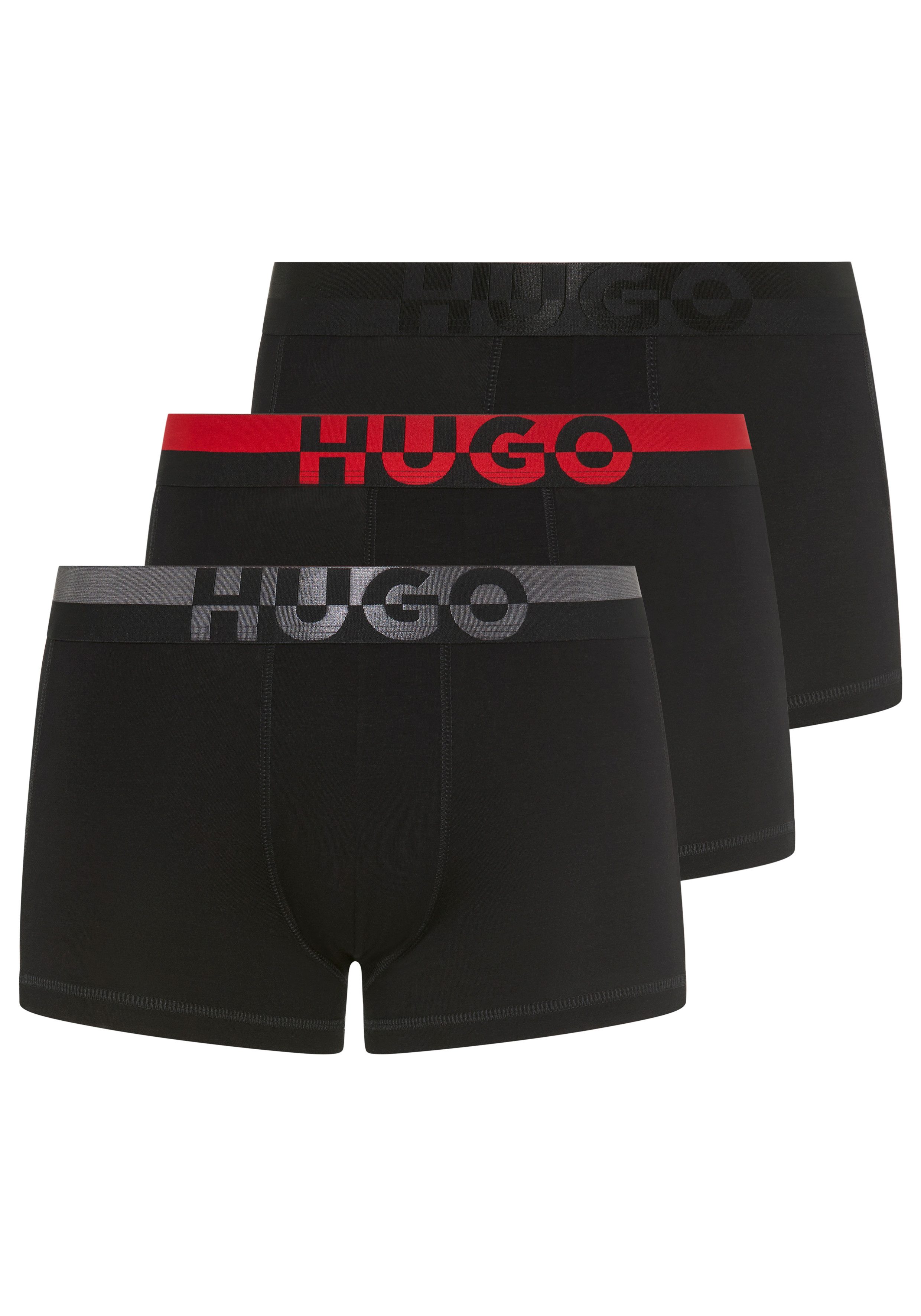 HUGO Boxershorts TRUNK TR. SPLIT LOGO günstig online kaufen