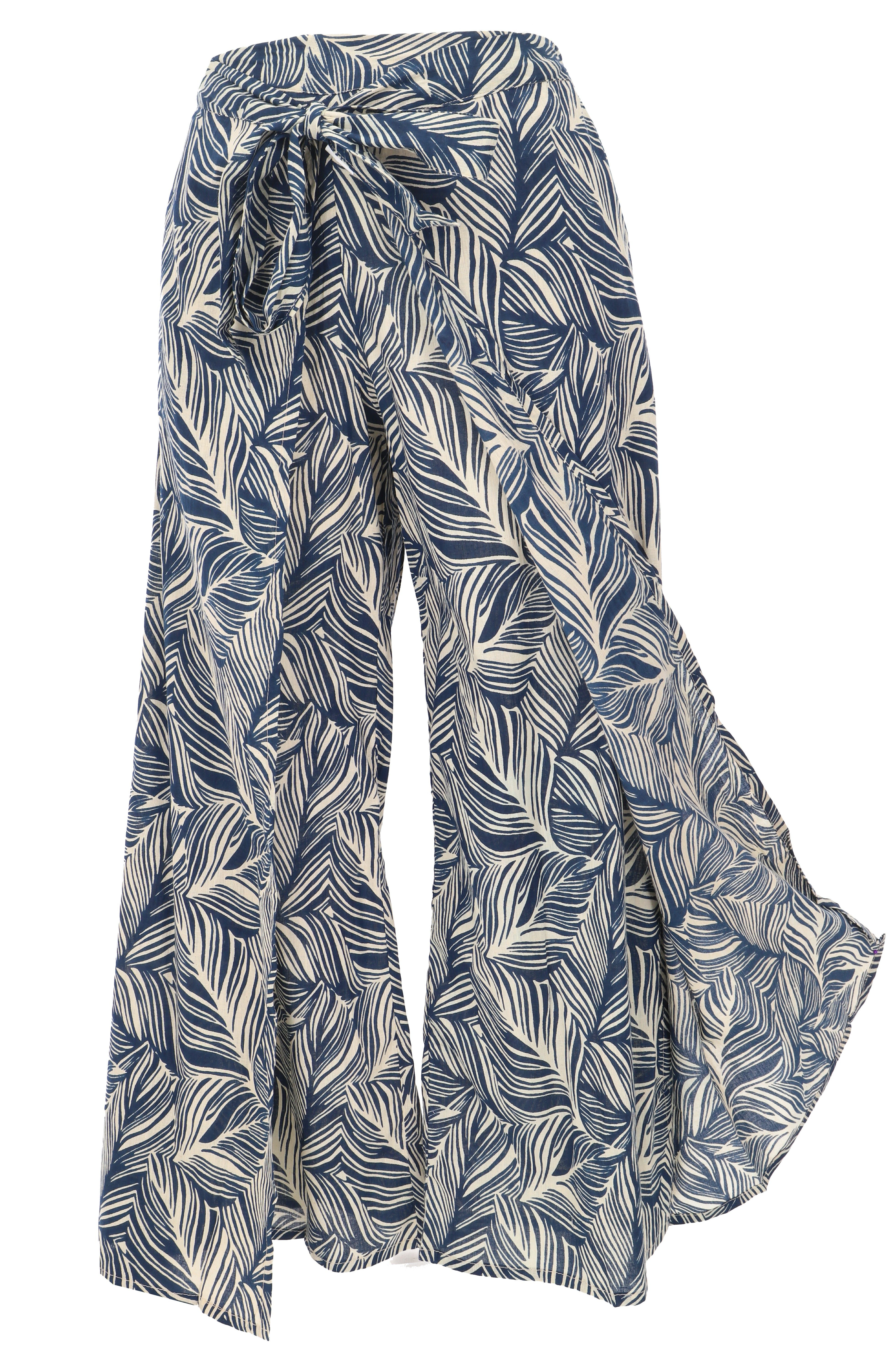 Guru-Shop Relaxhose Palazzohose, weite Boho Sommerhose, günstig online kaufen