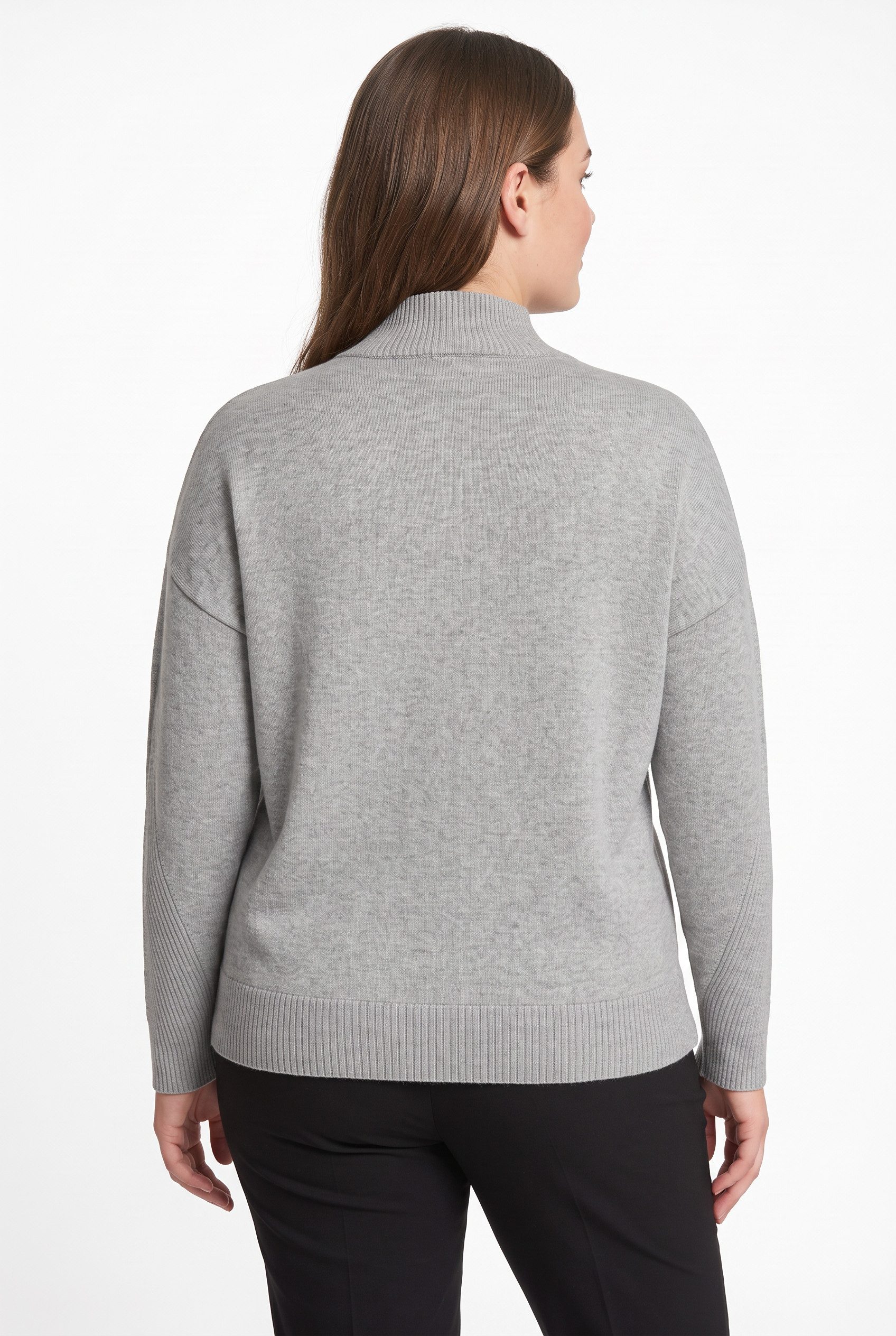 ONLY CARMAKOMA Stehkragenpullover CARPRINCESS LS HIGHNECK KNT NOOS Viskosemischung, normal geschnitten – Bild 3 von 5
