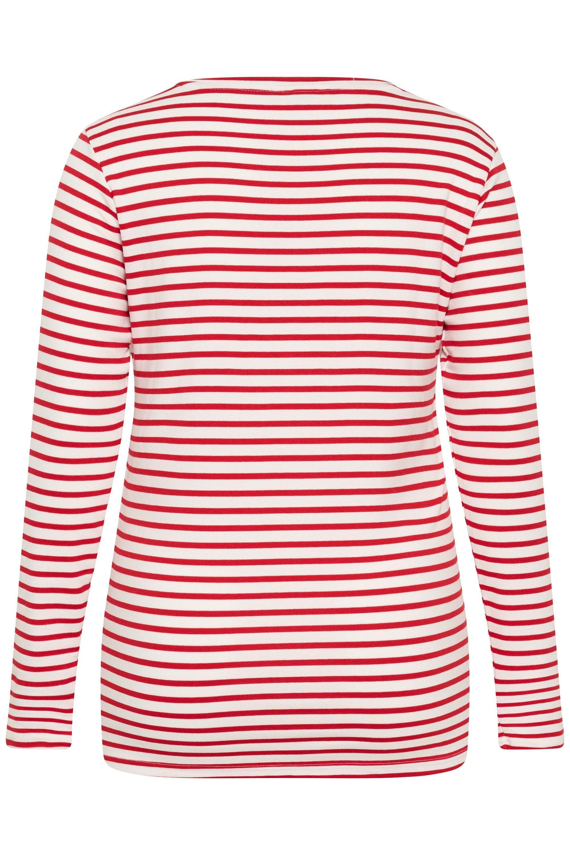 KAFFE Curve Langarmbluse Langarm-Shirt KClia Große günstig online kaufen