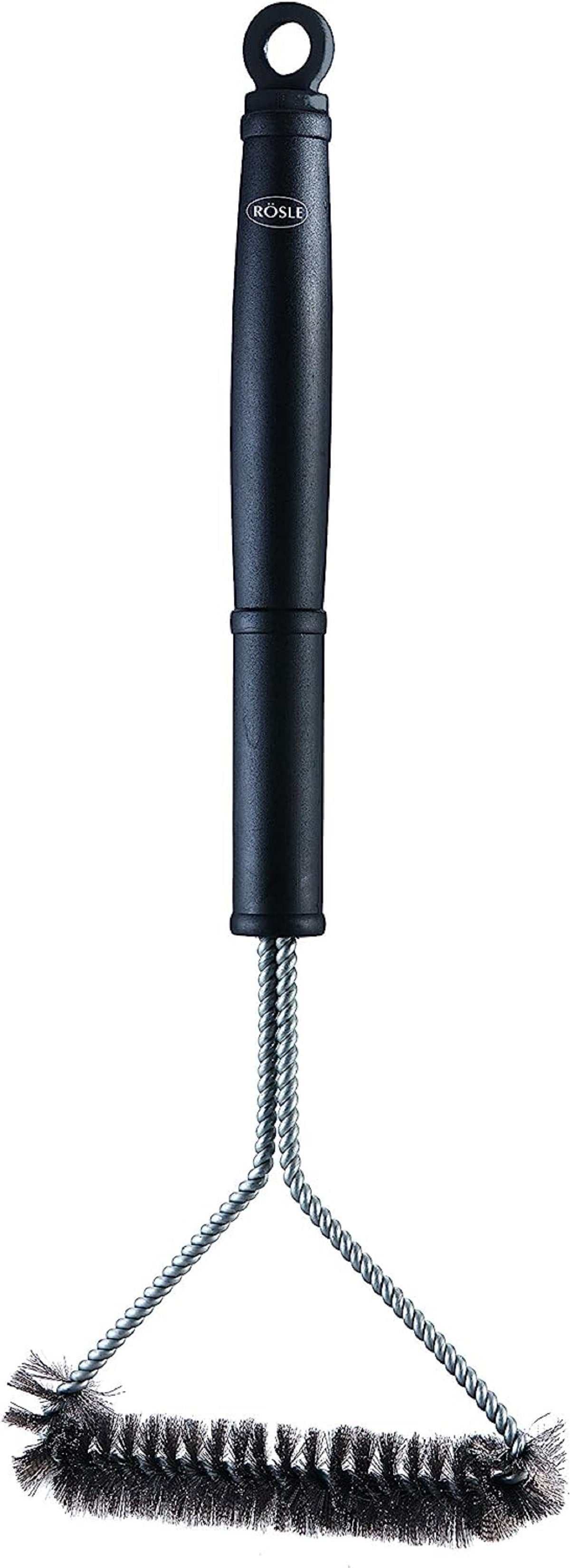 RÖSLE Reinigungsbürste Grillrost-Reinigungsbürste Grillreinigung 35 cm, (1-tlg), ergonomischer Griff, beidseitig verwendbar