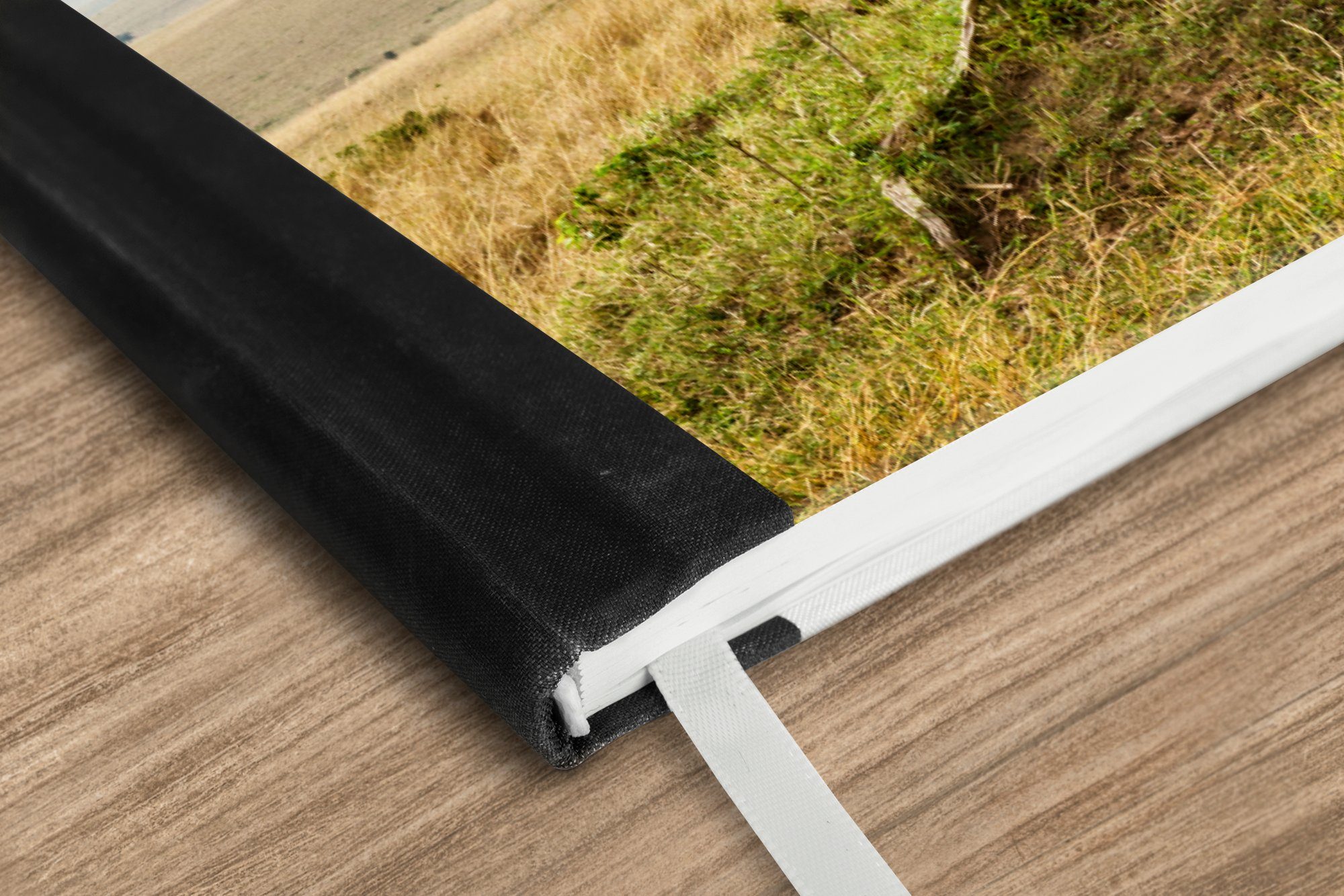 Thumbnail - MuchoWow Notizbuch Geparden - Steine - Gras, Notebook, Notizblock a5, Tagebuch, Journal Liniert