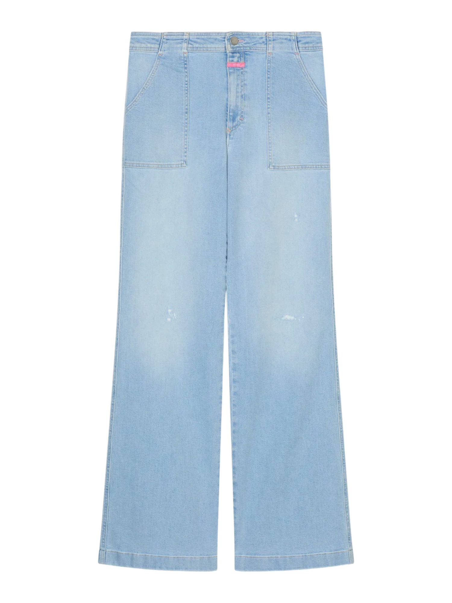 CLOSED Stoffhose blau,Casual,Baumwolle,Unifarben,Modern Fit,Hoch