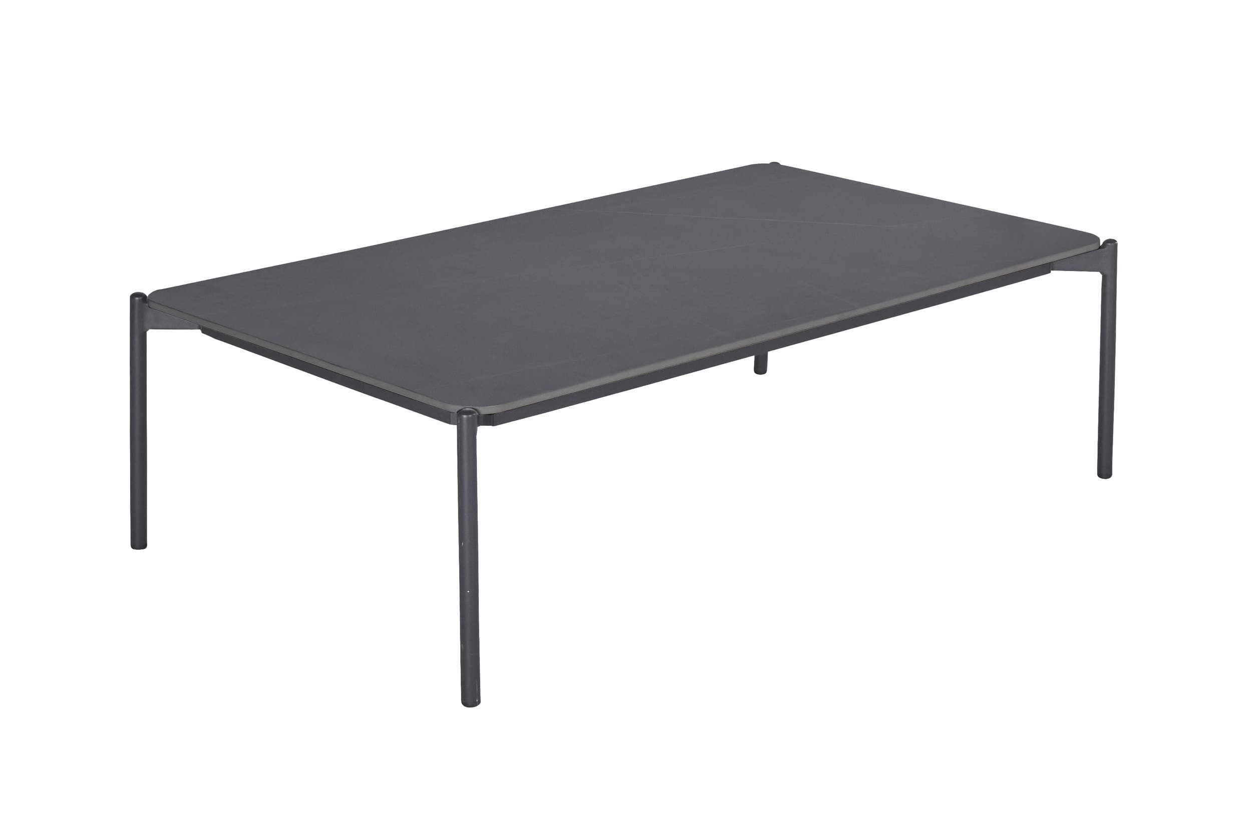 dasmöbelwerk Gartentisch Gartentisch Balu Loungetisch 120x70x42 cm Aluminium/sintered stone