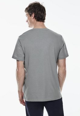 STREET ONE MEN Rundhalsshirt aus reiner Baumwolle