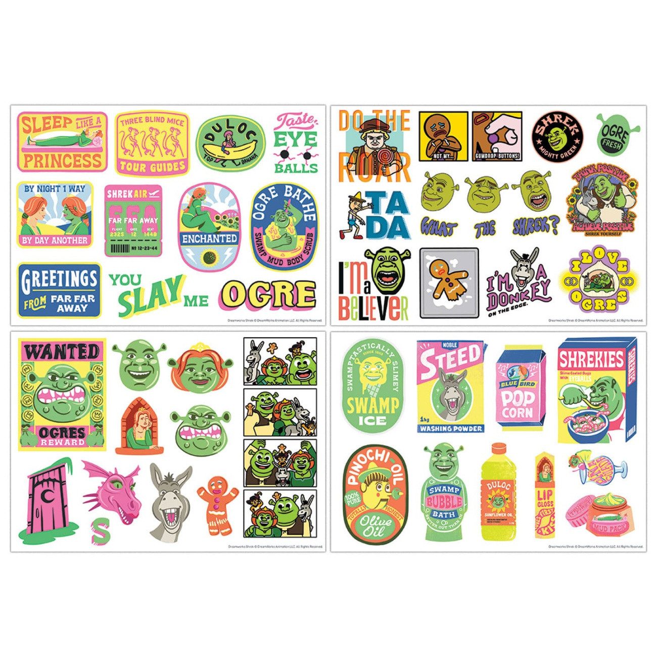Fanattik Sticker Shrek Tech Sticker Pack