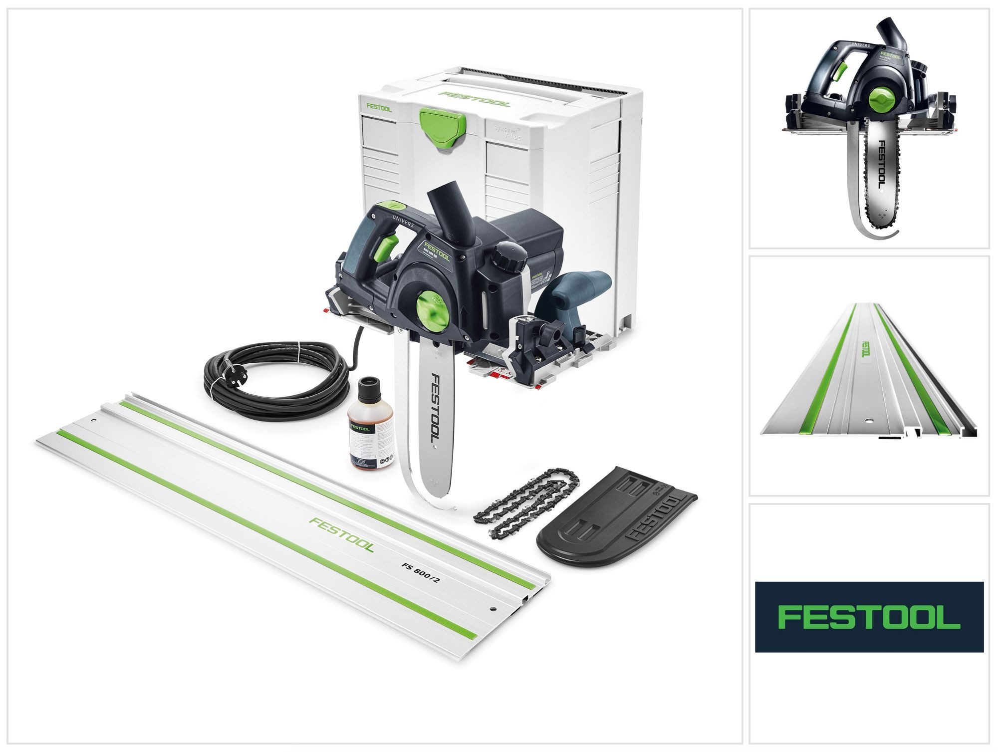 FESTOOL Tischkreissäge SSU 200 EB-Plus-FS UNIVERS Schwertsäge 1600W 200mm (769010) im Sys