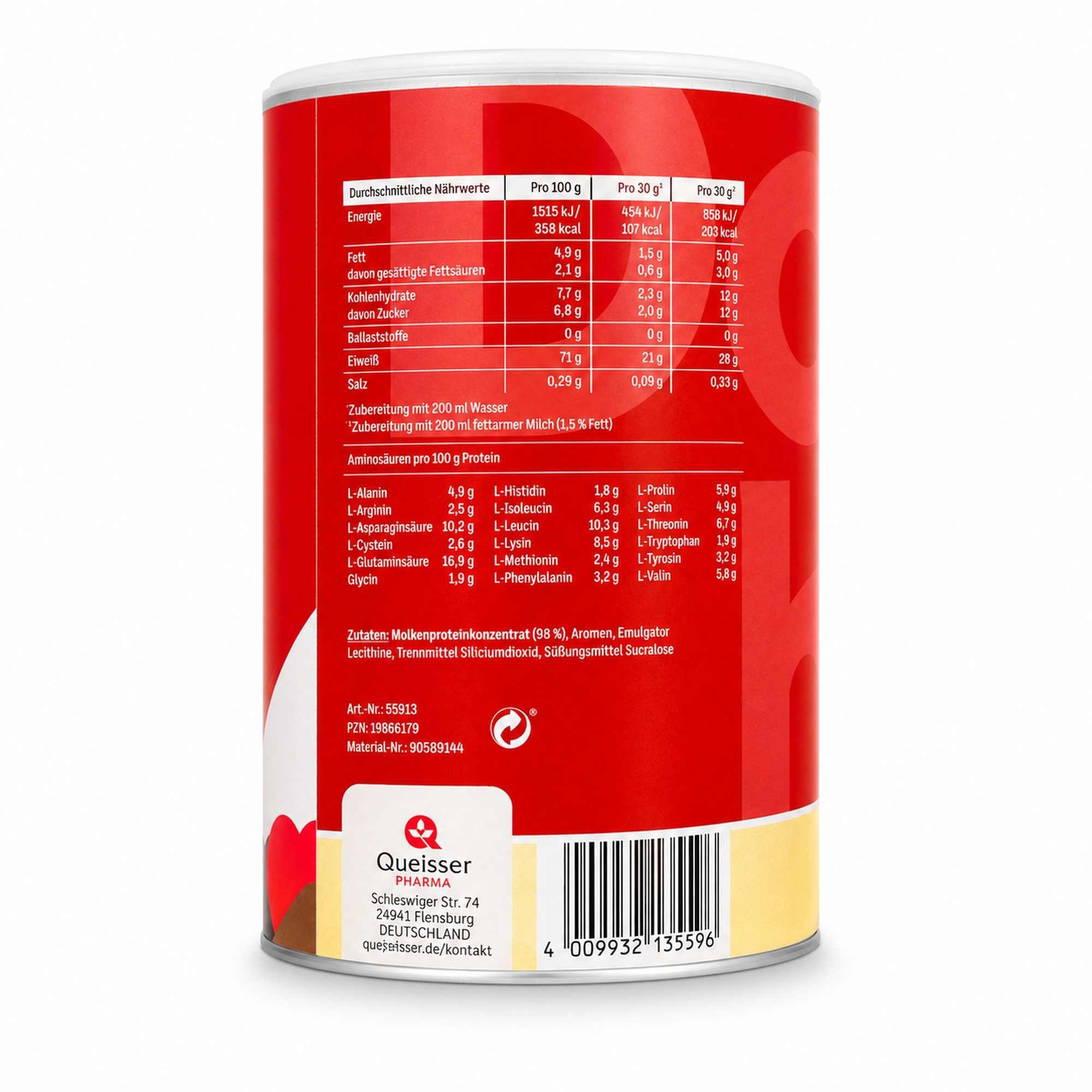 Queisser Pharma GmbH & Co. KG DOPPELHERZ Whey Protein Vanille-Geschmack Pulver Pulver