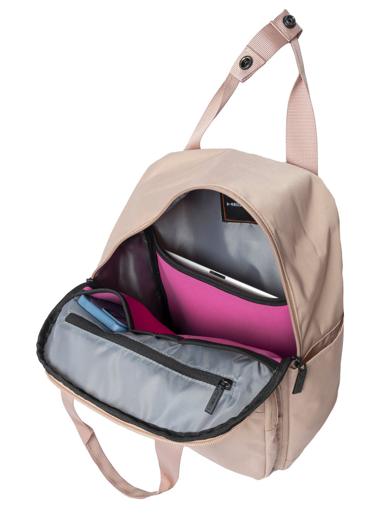 Rucksack Small Head Backpack Alley Rosa