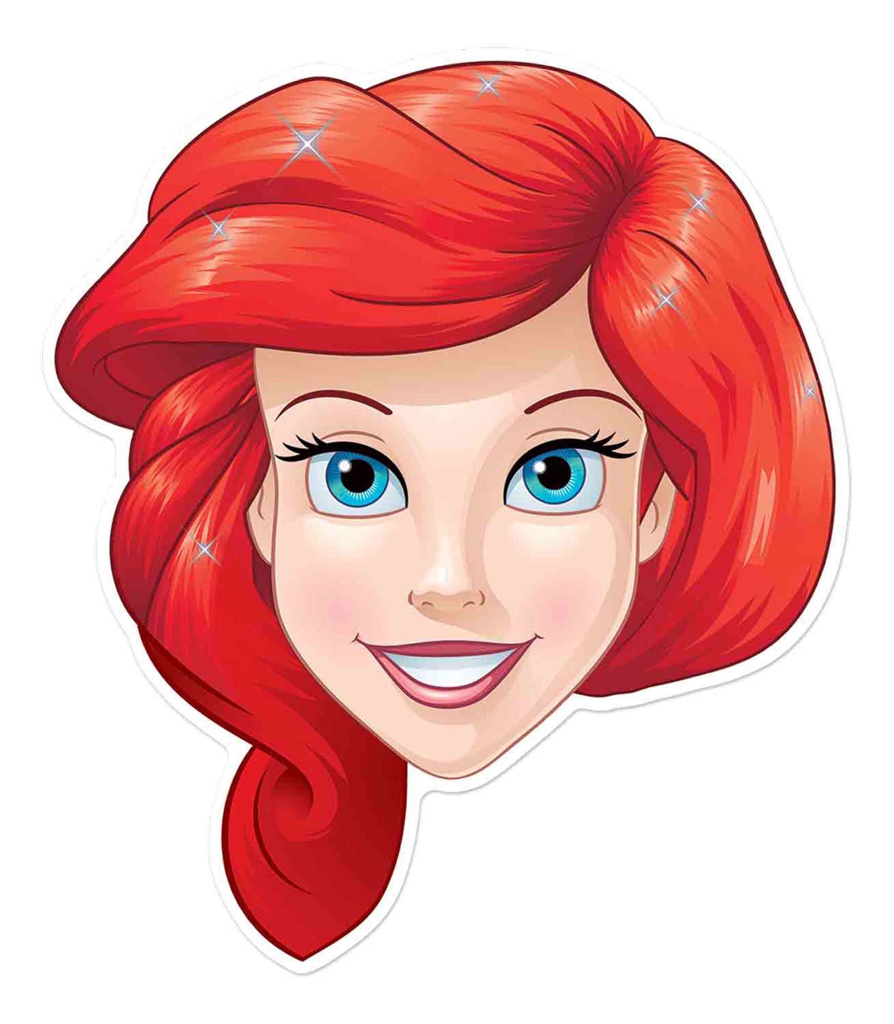 Verkleidungsmaske Disney - Masken - Arielle Maske