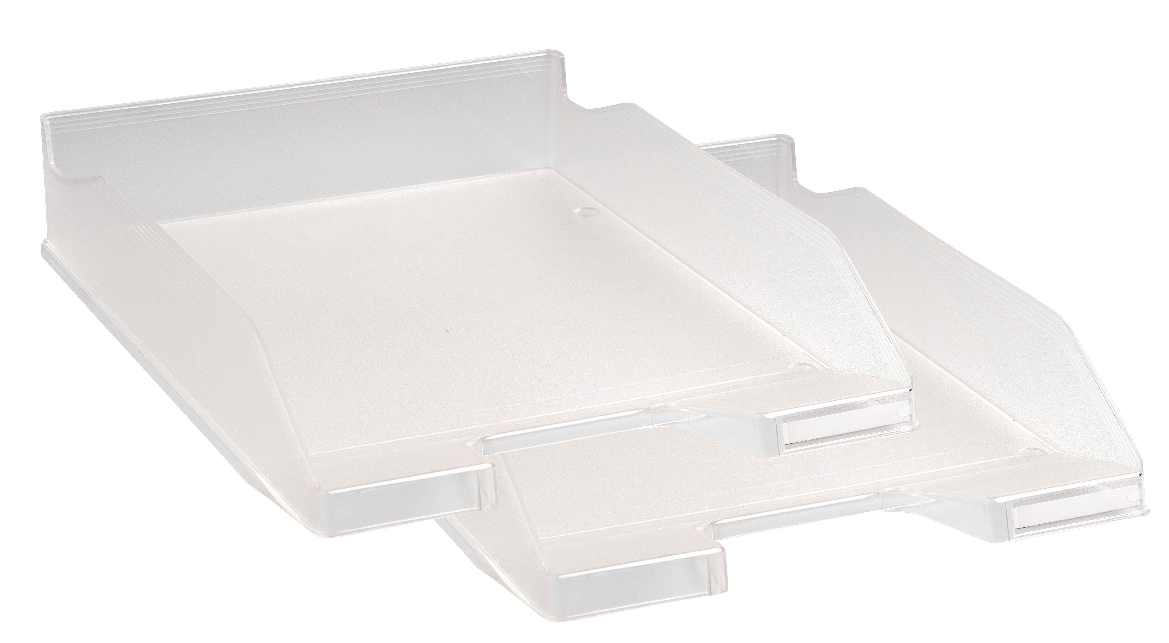 EXACOMPTA Briefablage 2x Briefablage COMBO MIDI, Office - Kristall 11323SD, Briefkörbe