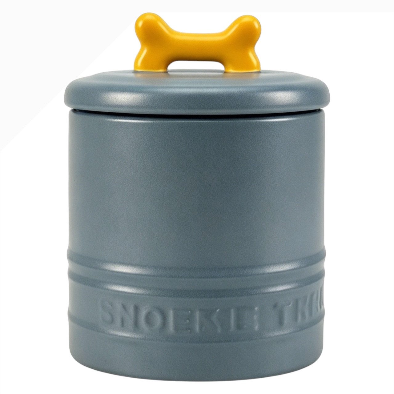 SNOEKIE Futterbehälter SNOEKIE Leckerlibehälter, Vorratsdose, Porzellan mit Silikondichtung, mit Silikondichtung,spülmaschinengeeignet