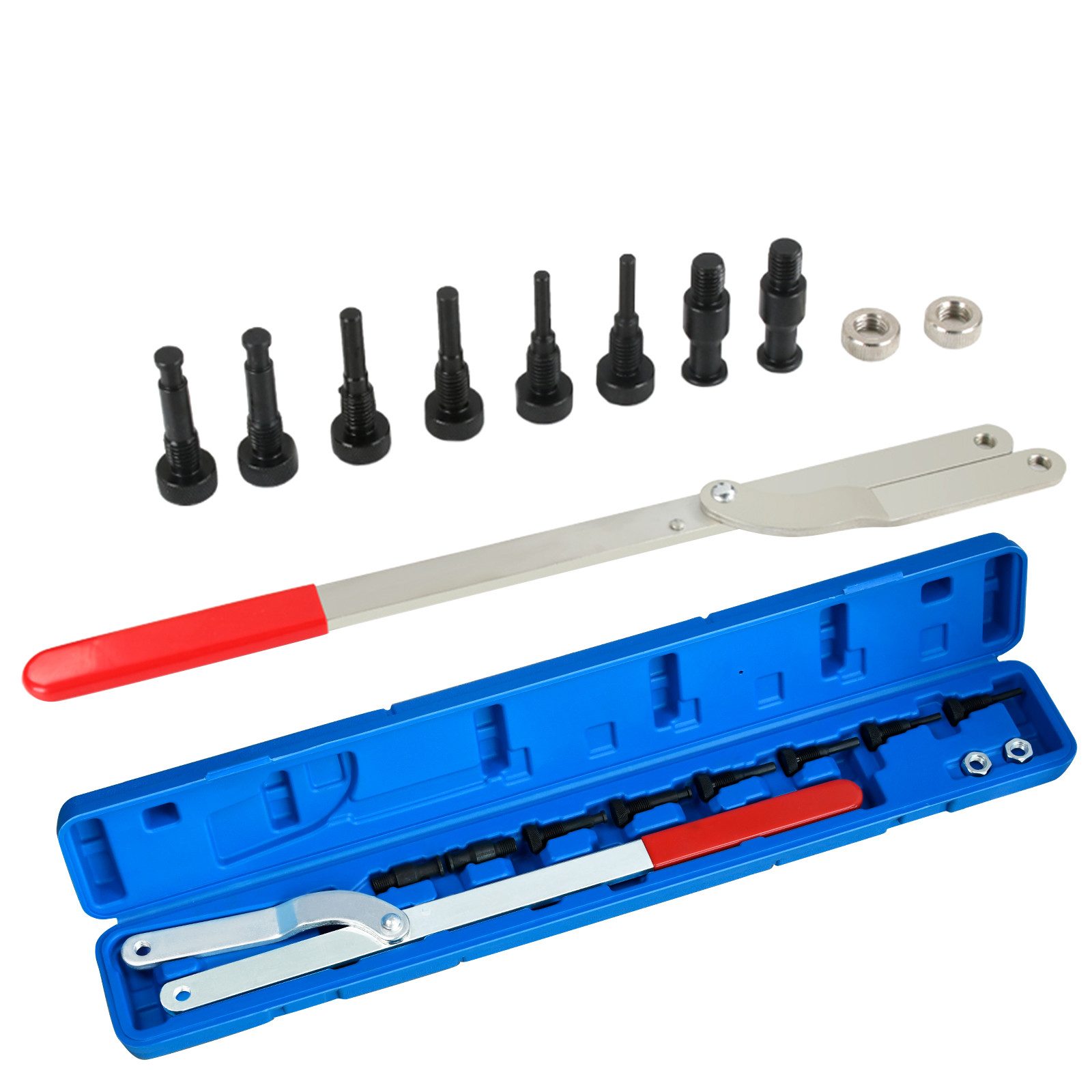 FIVMEN Drehmomentschlüssel Kurbelwellen Zahnriemen Nockenwellen Schlüssel Werkzeug, Gegenhalteschlüssel Spannen Gegenhalter Mechanik