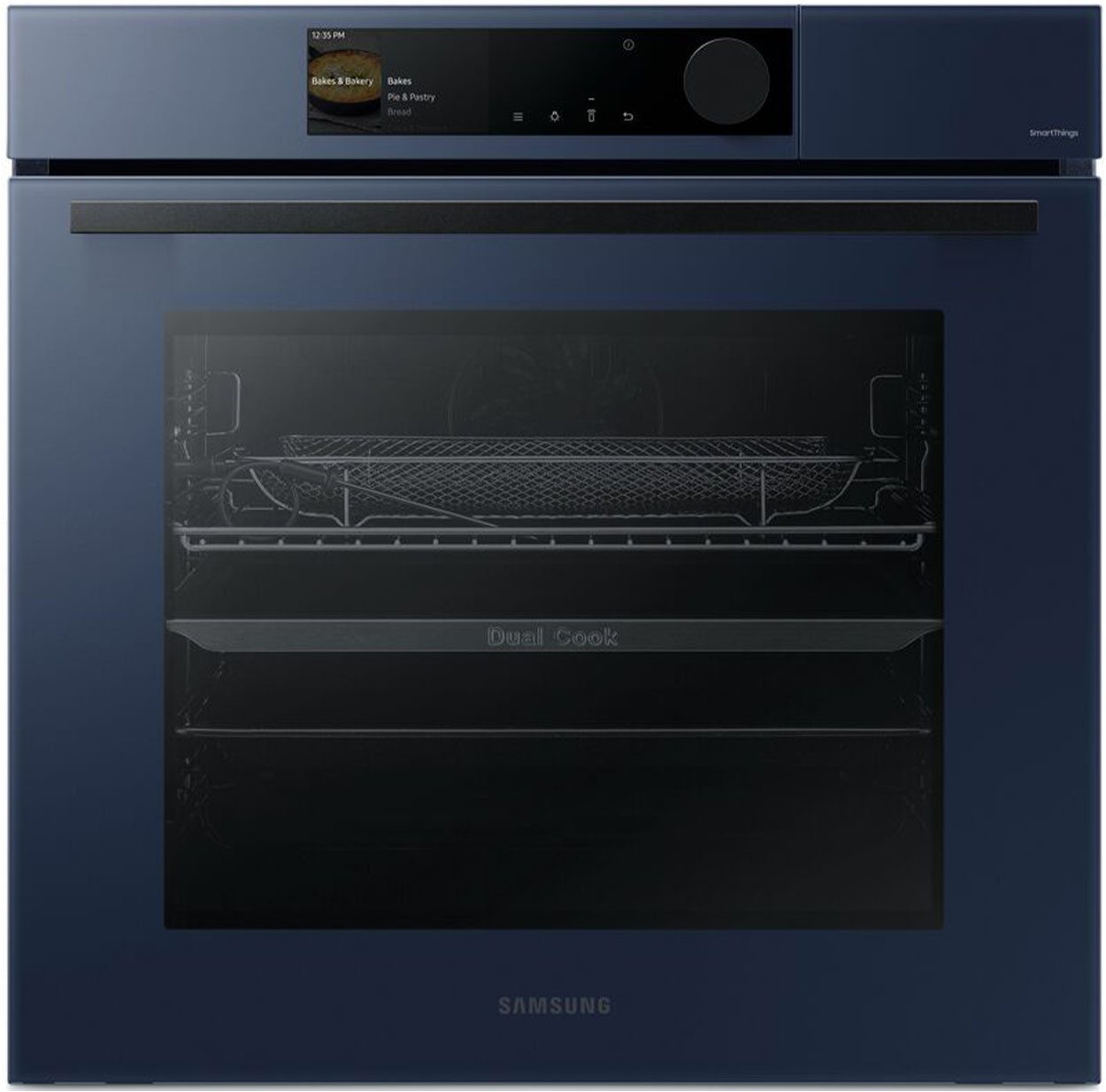 Samsung Pyrolyse Backofen NV7600B NV7B6675CDN, mit 1-fach-Teleskopauszug, Pyrolyse-Selbstreinigung, Dual Cook – Ein Ofen. Zwei Garräume. Maximale Flexibilität.