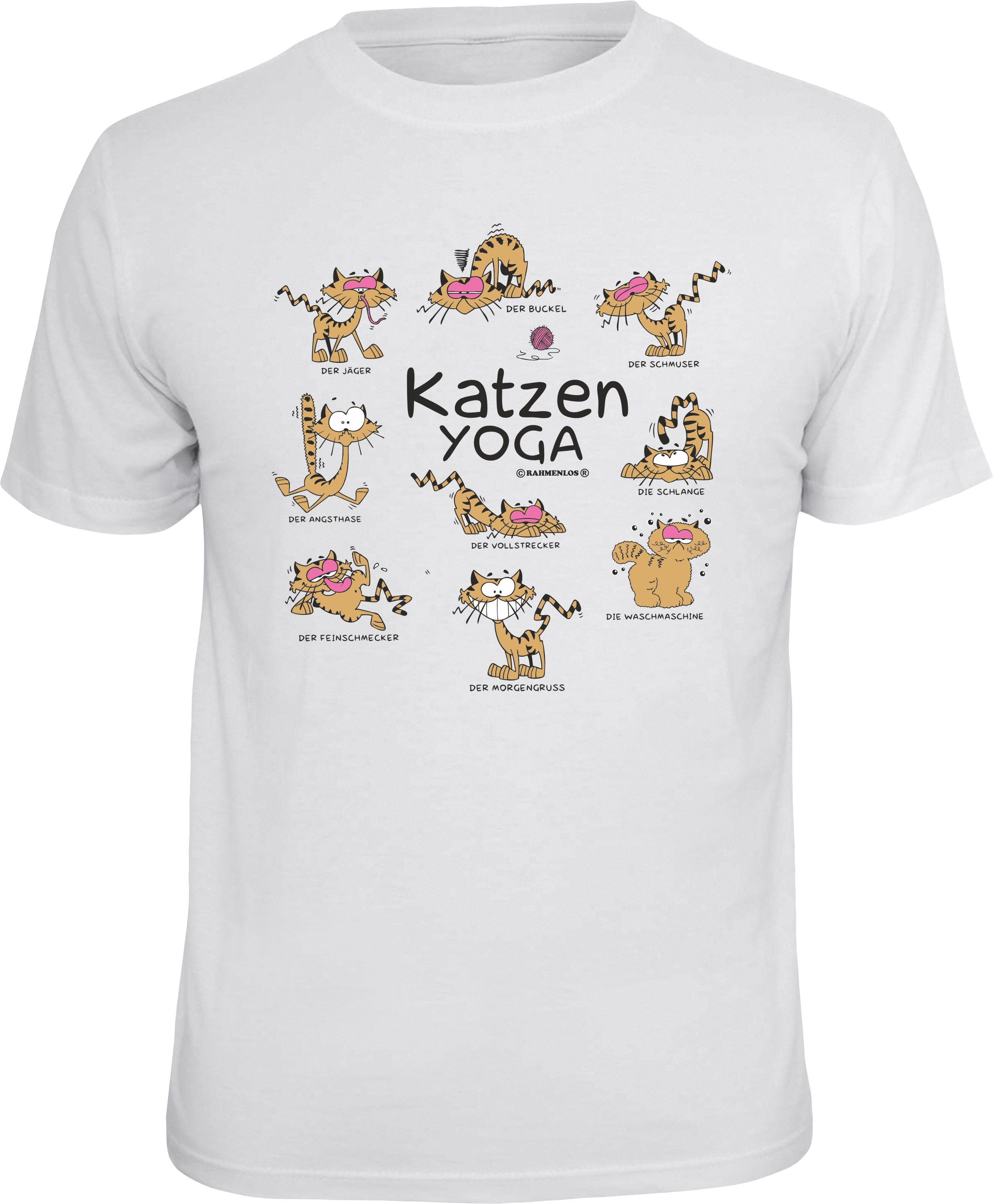RAHMENLOS® T-Shirt für Katzenfreunde - Katzen günstig online kaufen