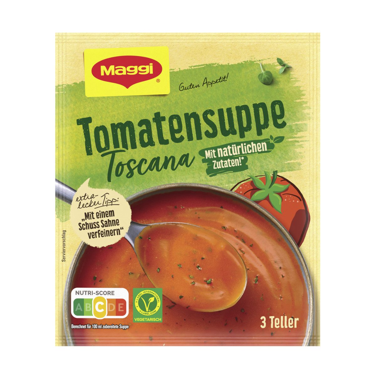 MAGGI Gewürz, Maggi Guten Appetit Fruchtige Tomatensuppe Toscana ergibt 750ml 69g