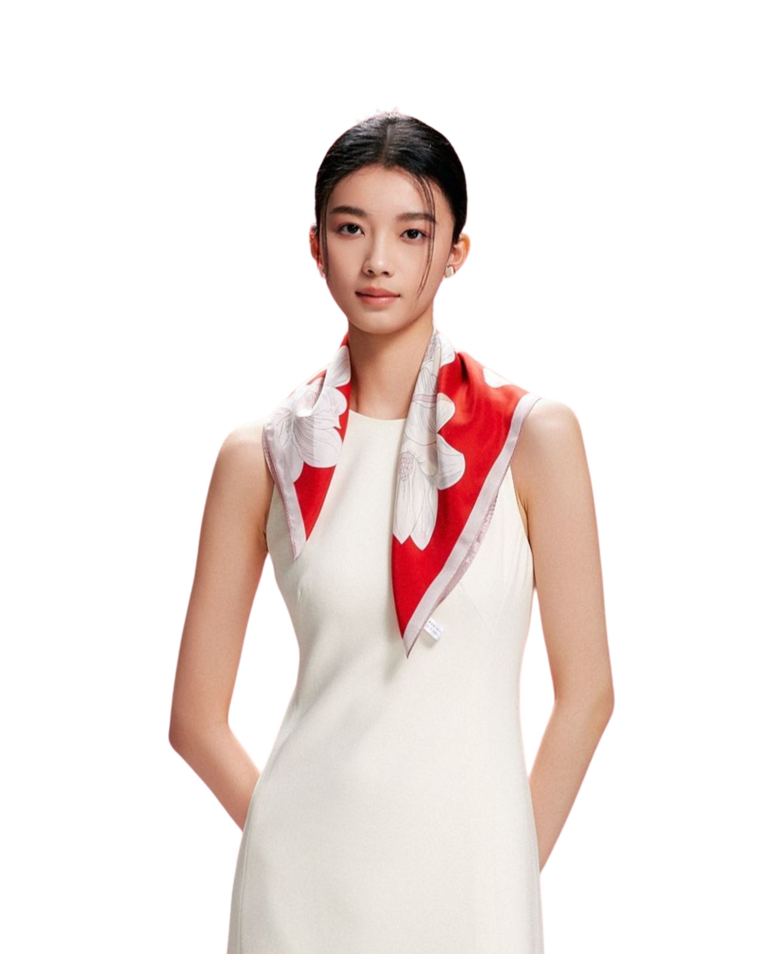 MayTree Seidentuch Premium quadratisch blühende Magnolien 53x53, (Stück), 1 günstig online kaufen