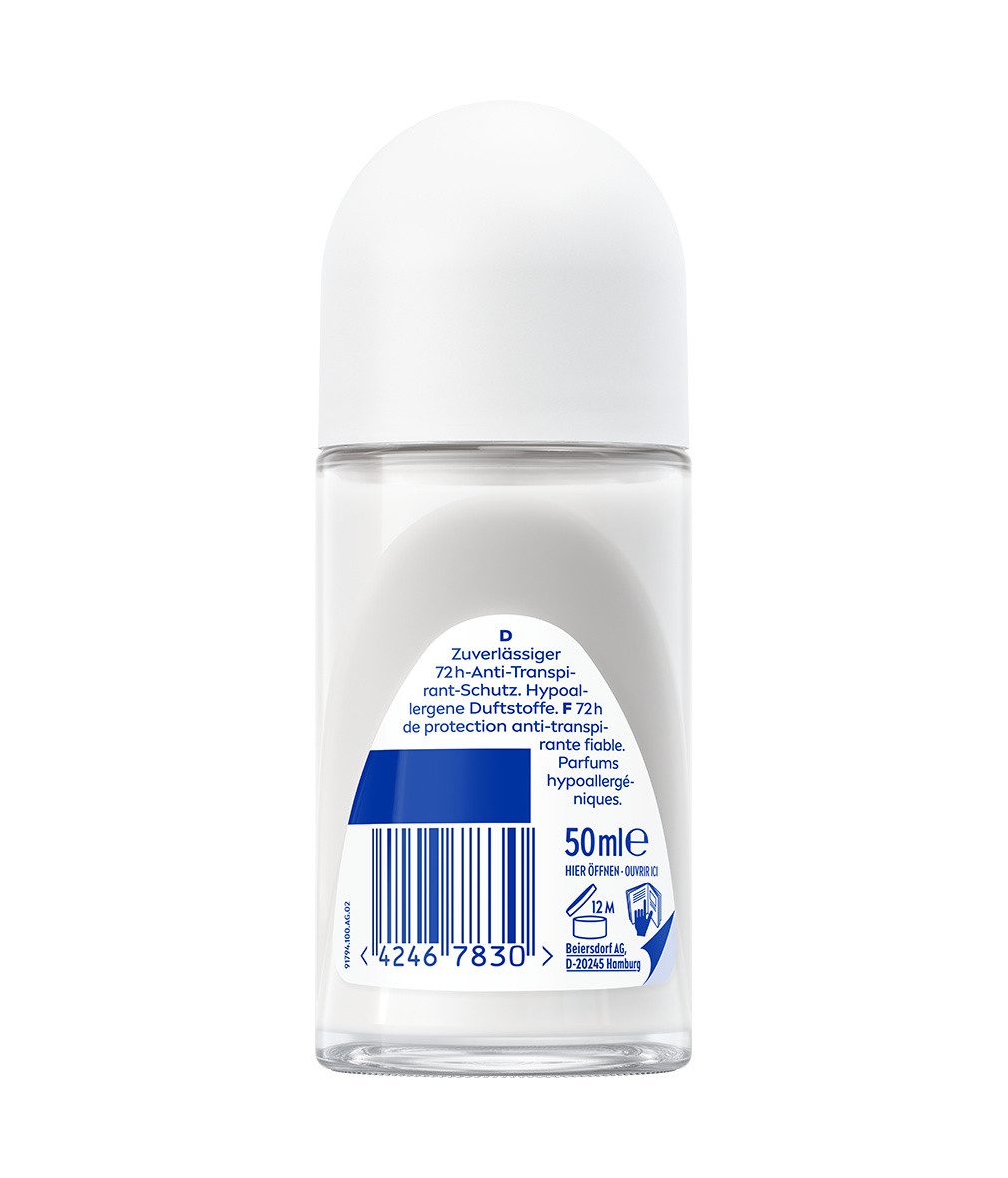 Nivea Deo-Roller Deodroant Derma Control Restore Roll-On 6 x 50ml, 6-tlg.