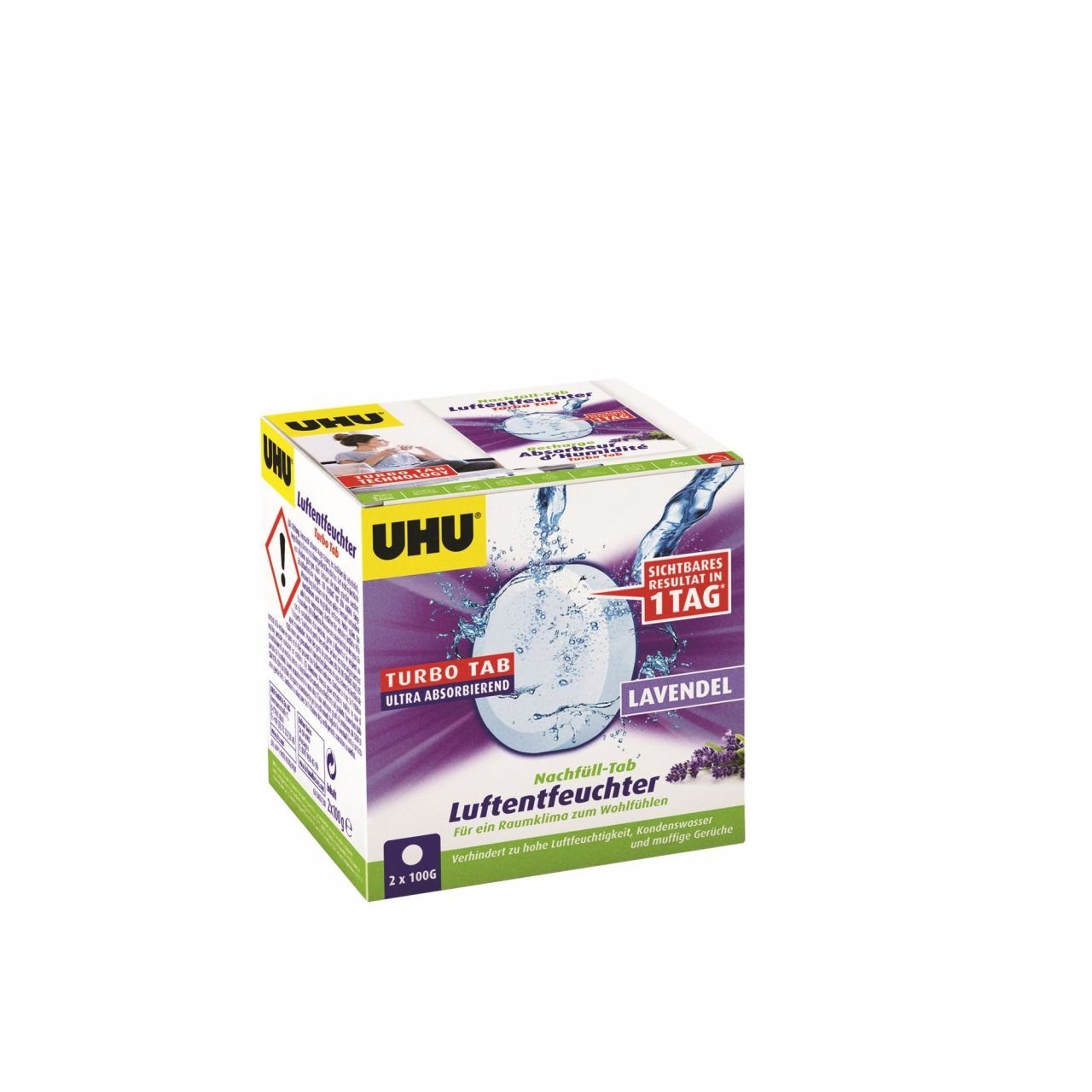UHU Luftentfeuchter UHU Luftentfeuchter Nachfülltabs Lavendel, 2 x 100 günstig online kaufen