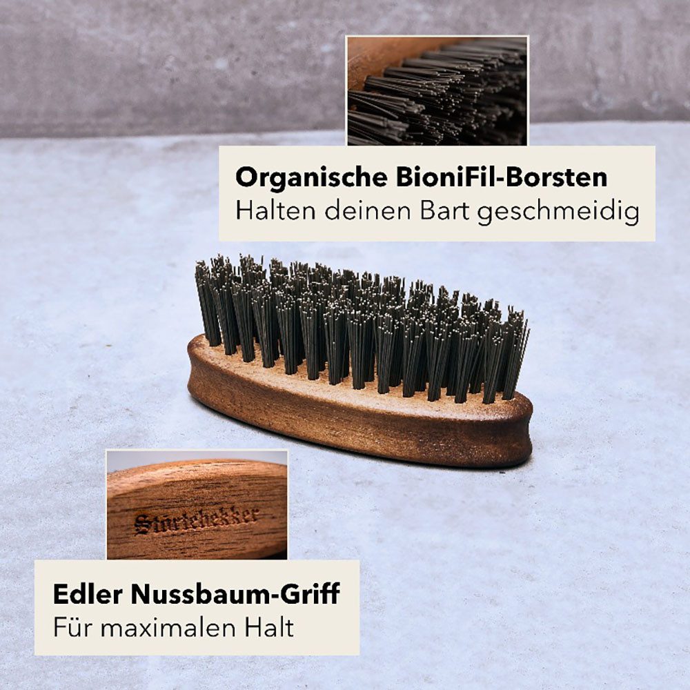 Störtebekker Bartpflege-Set - Für die tägliche Bartpflege - Bartöl, Bartbürste & Bartkamm, herrlicher Duft & einfache Anwendung