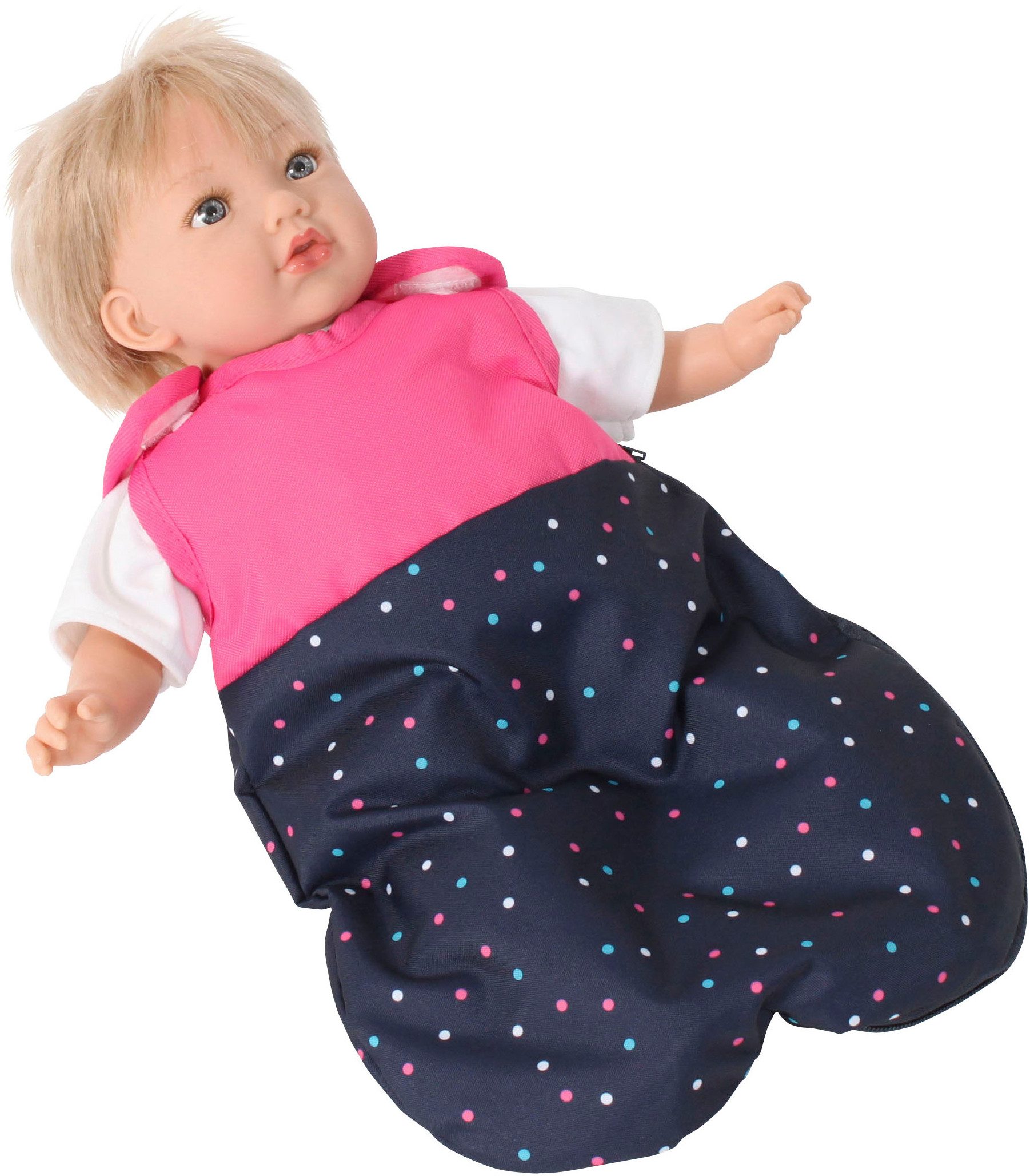 CHIC2000 Puppen Schlafsack Bola, Konfetti