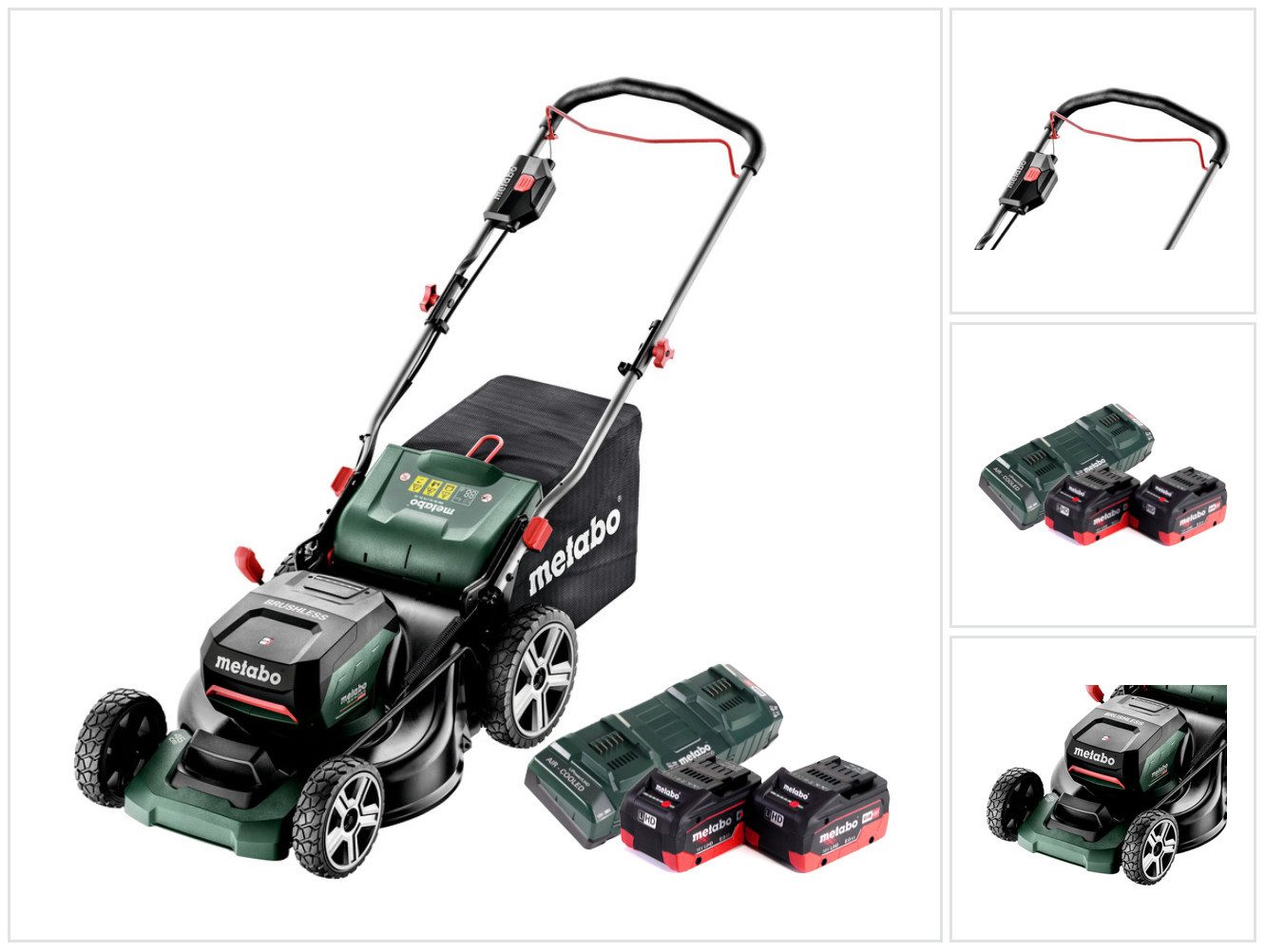 metabo Akkurasenmäher RM 36-18 LTX BL 46 Akku Rasenmäher 36 V (2x 18 V) 46 cm Brushless +