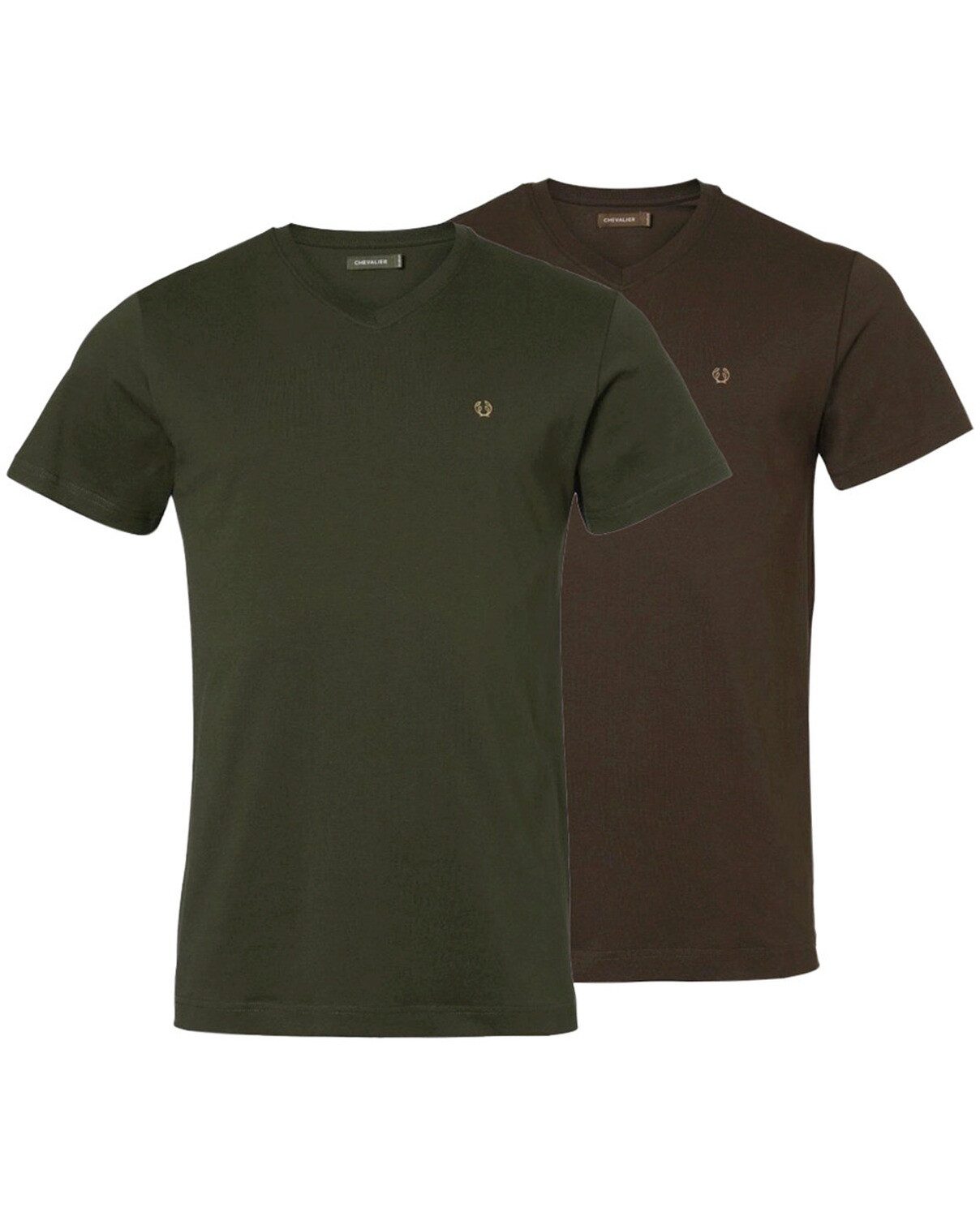 Chevalier T-Shirt Doppelpack T-Shirts mit V-Ausschnitt