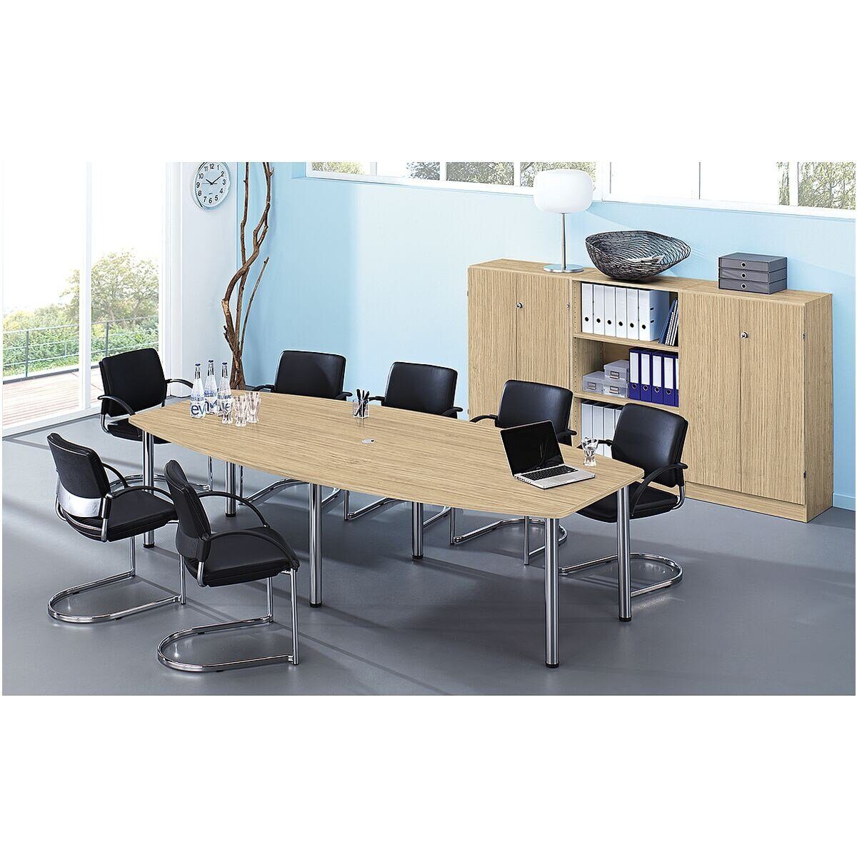HAMMERBACHER Konferenztisch Chicago, B 280 cm, günstig online kaufen