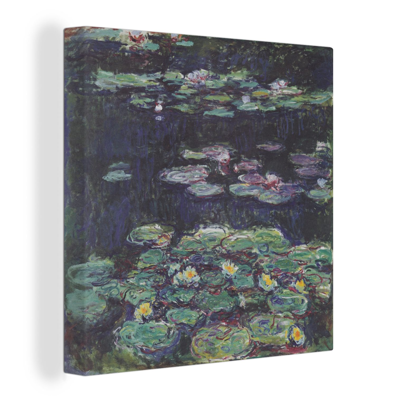 OneMillionCanvasses® Leinwandbild Weiße und gelbe Seerosen günstig online kaufen