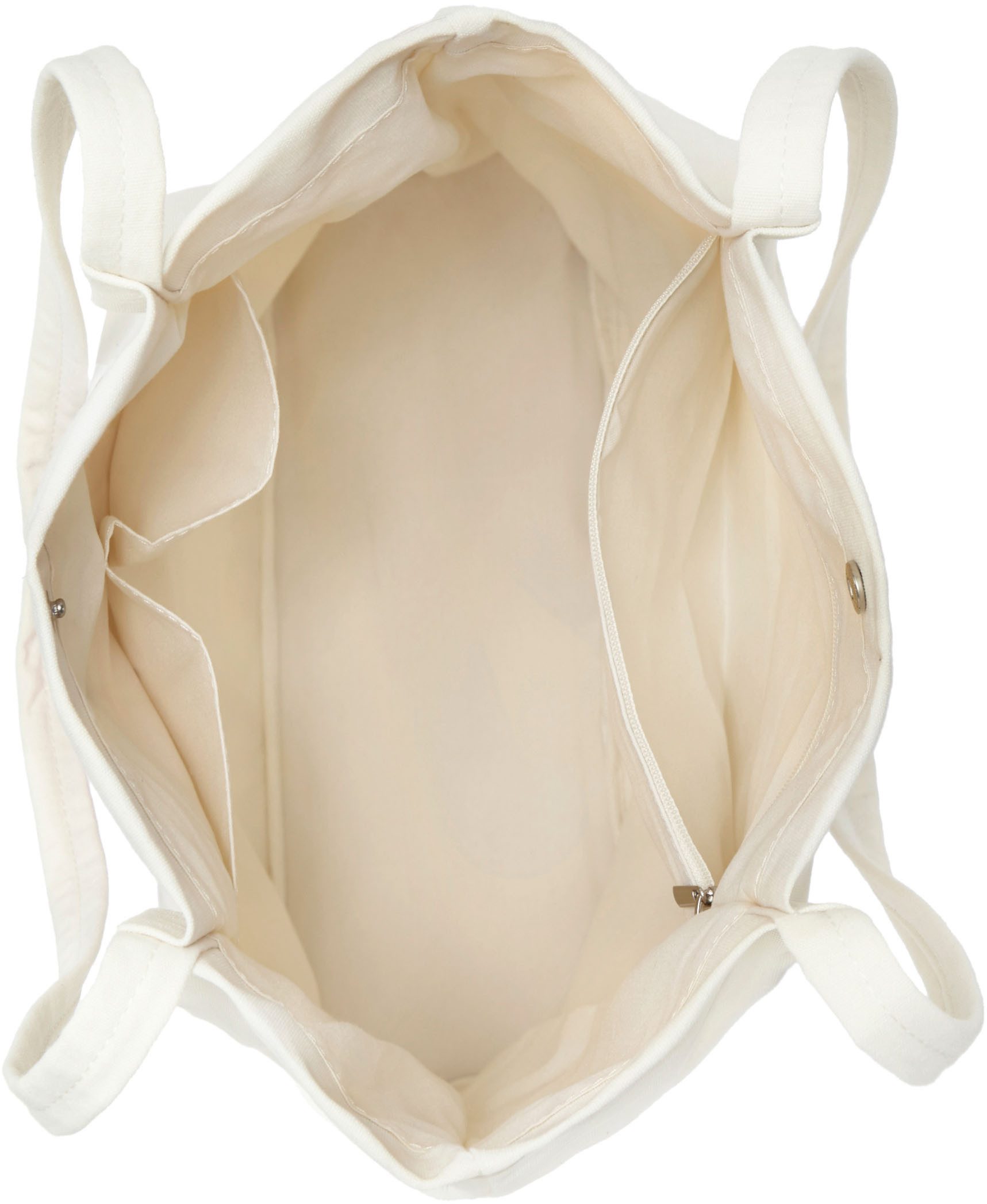 LSCN by LASCANA Shopper Schultertasche, Strandtasche, Tragetasche, mit modischer Eingriffstasche & aus weichem Textil VEGAN