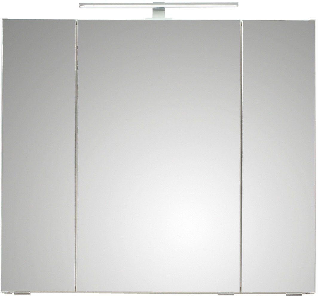 PELIPAL Spiegelschrank Quickset 857 Badmöbel, Breite 80 cm | Spiegelschränke
