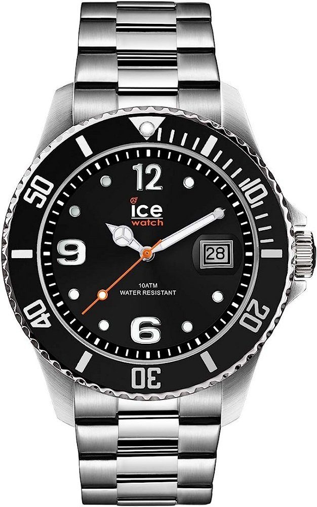 - silver ice-watch (Medium) ICE Black Quarzuhr, steel Ice-Watch